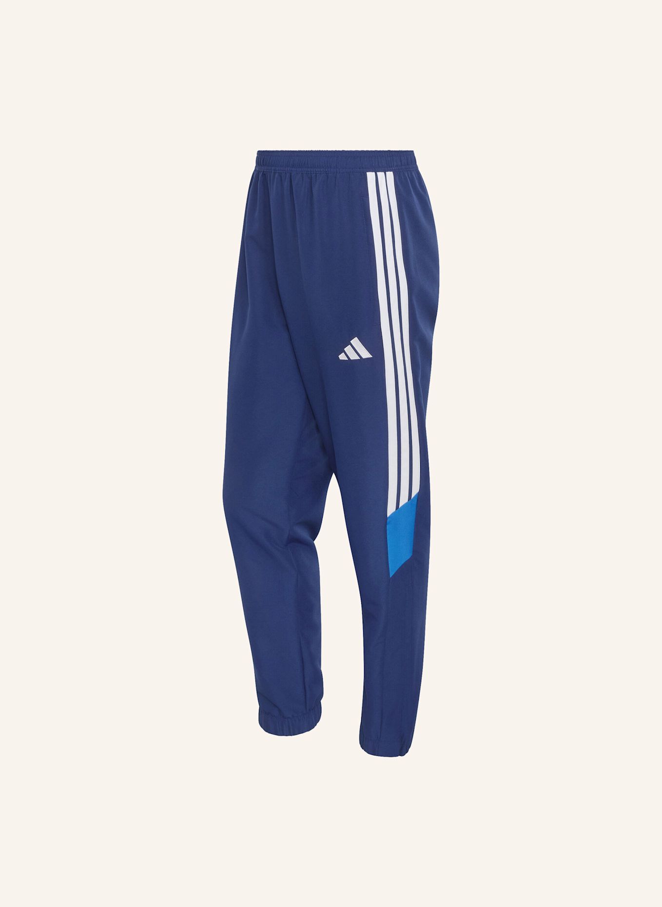 adidas TIRO 26 ESSENTIALS WOVEN HOSE: BLAU / WEISS