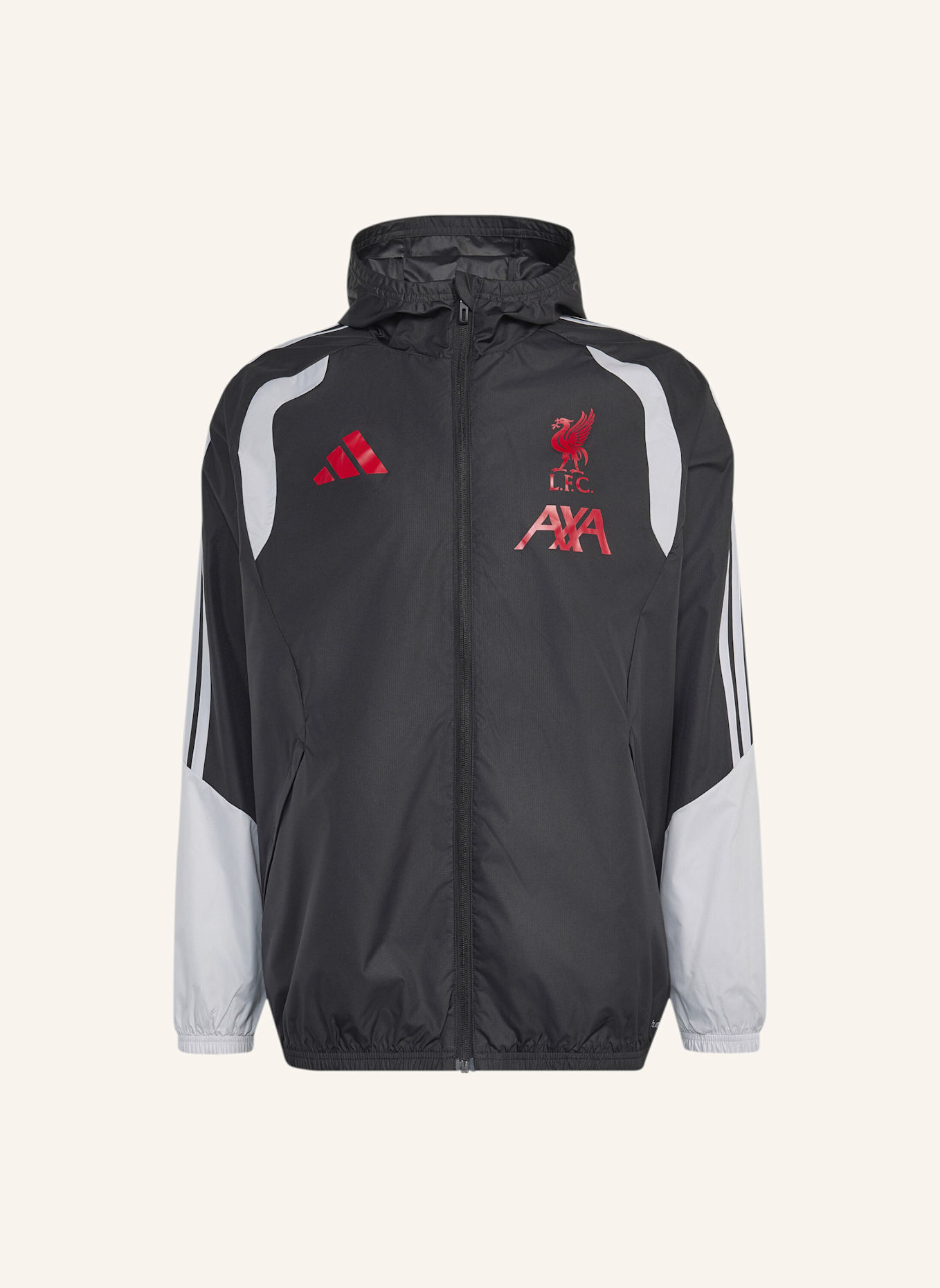 adidas FC LIVERPOOL 26/27 TIRO ALLWETTERJACKE: SCHWARZ