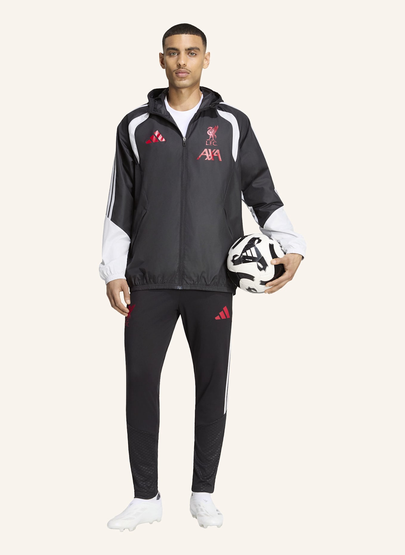 adidas FC LIVERPOOL 26/27 TIRO ALLWETTERJACKE: SCHWARZ