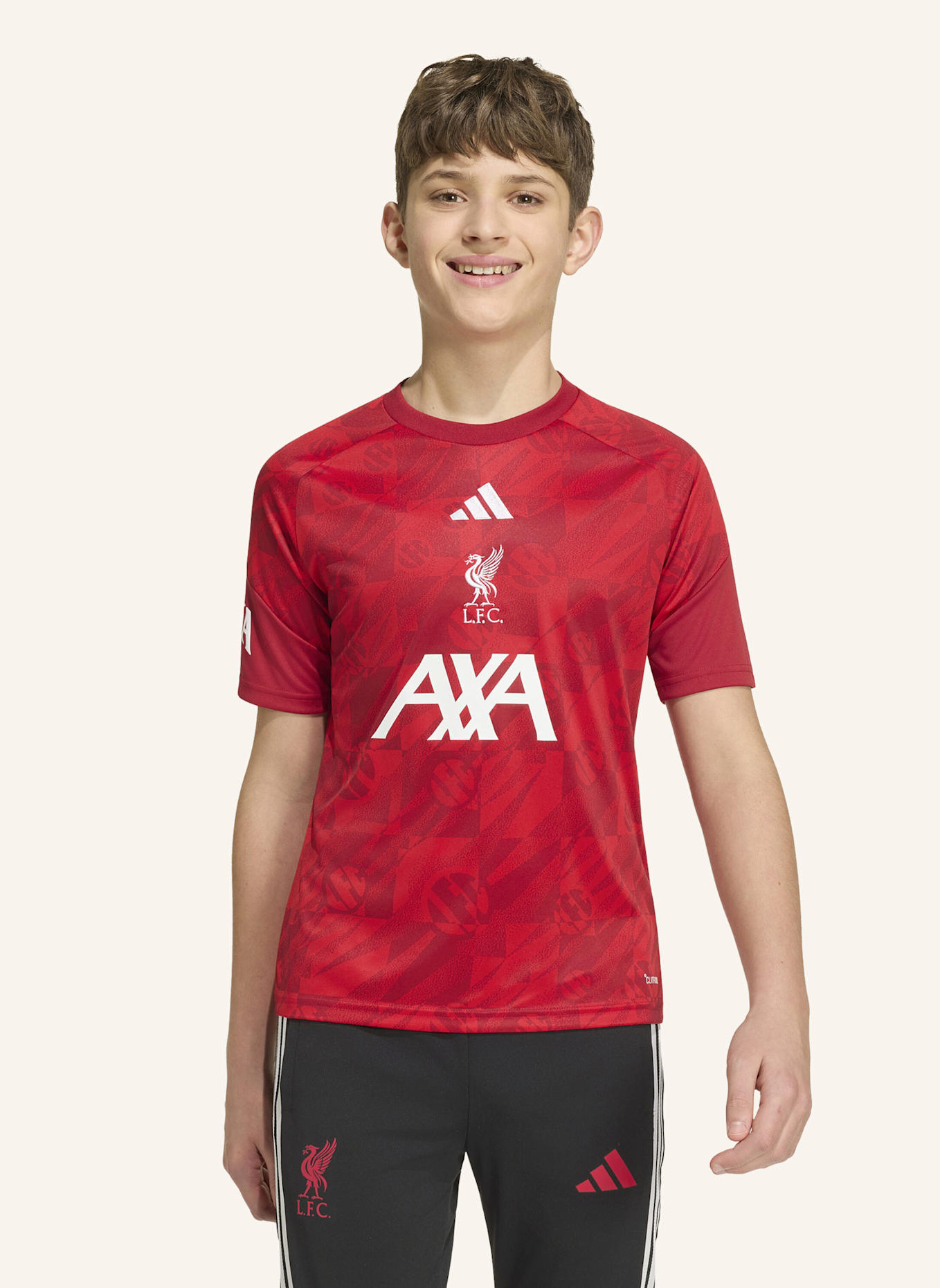 adidas FC LIVERPOOL 26/27 KIDS PRE-MATCH SHIRT: ROT