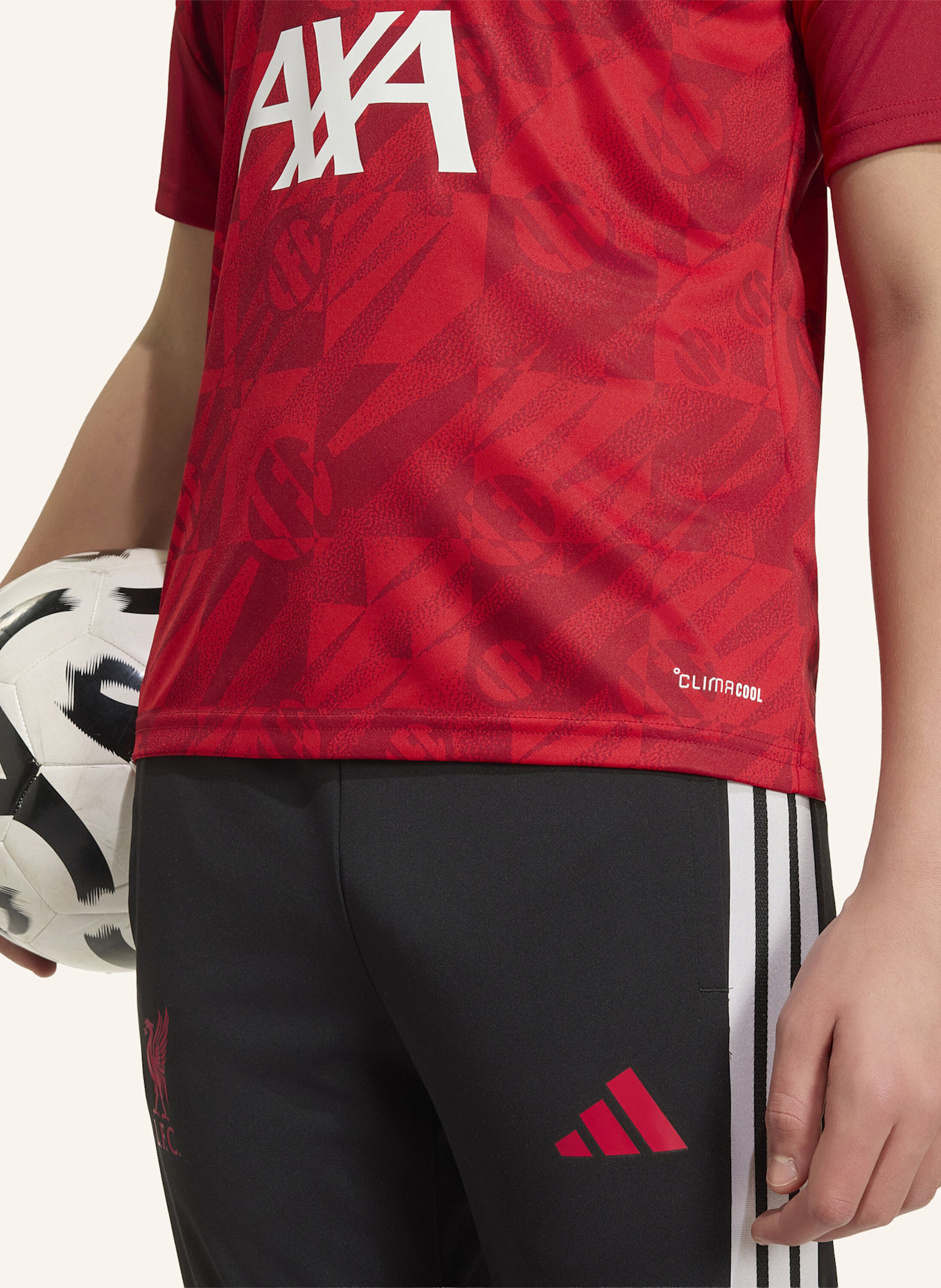 adidas FC LIVERPOOL 26/27 KIDS PRE-MATCH SHIRT: ROT