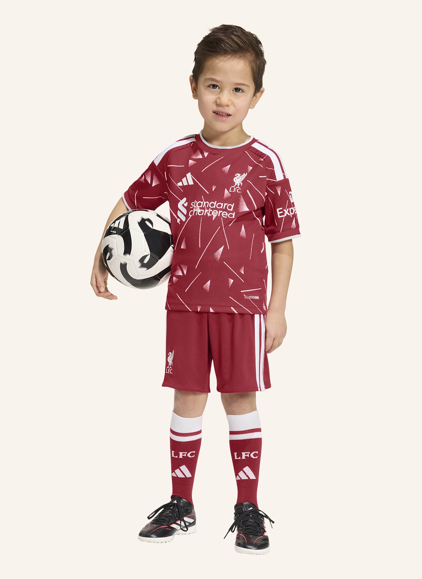 adidas FC LIVERPOOL 26/27 KIDS HEIMAUSRÜSTUNG: ROT