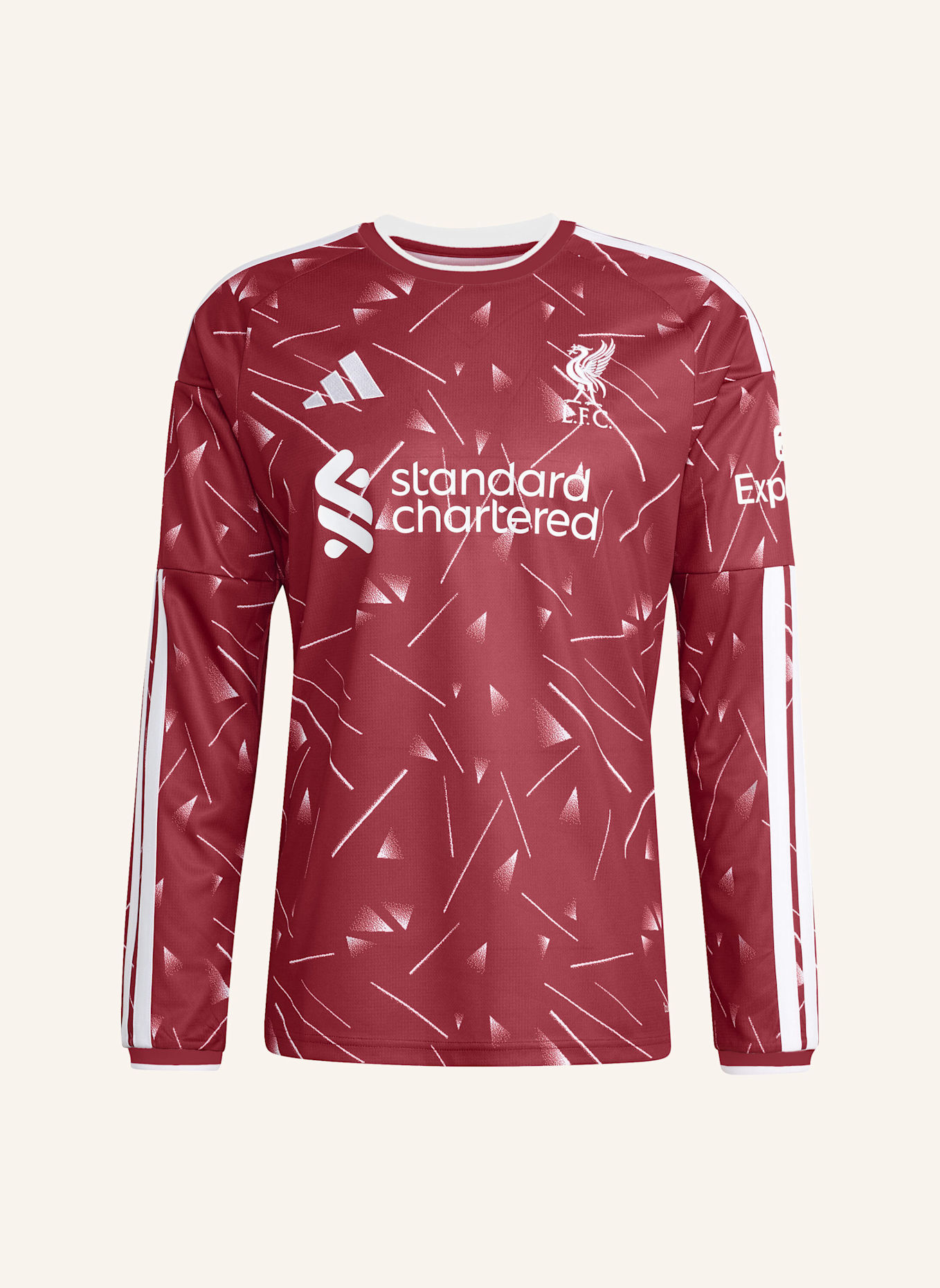 adidas FC LIVERPOOL 26/27 HEIMTRIKOT, LANGÄRMELIG: ROT