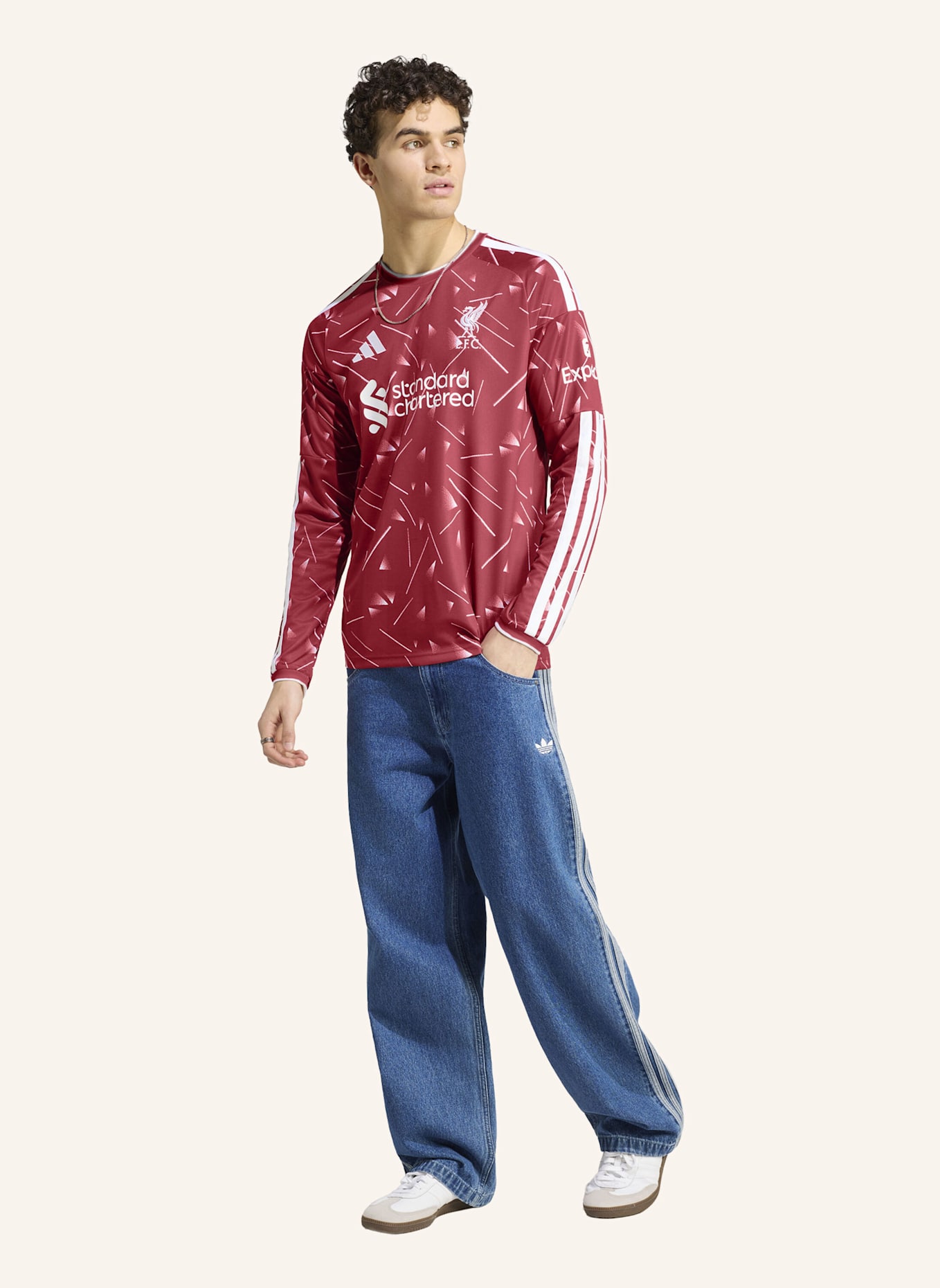 adidas FC LIVERPOOL 26/27 HEIMTRIKOT, LANGÄRMELIG: ROT