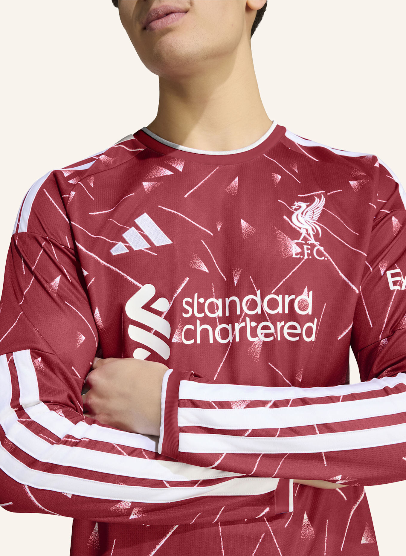 adidas FC LIVERPOOL 26/27 HEIMTRIKOT, LANGÄRMELIG: ROT