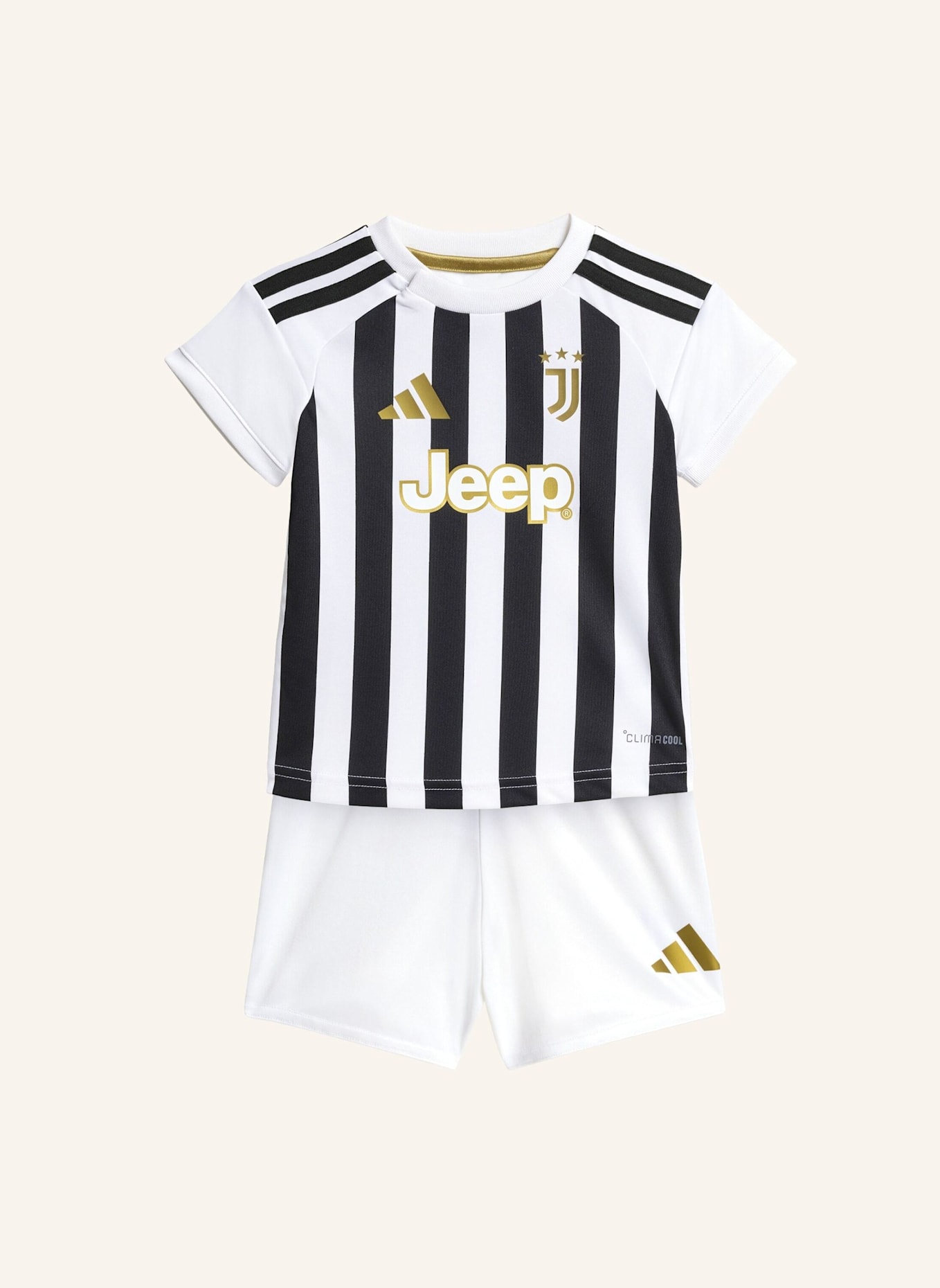 adidas JUVENTUS TURIN 26/27 MINI-HEIMAUSRÜSTUNG: WEISS/ SCHWARZ
