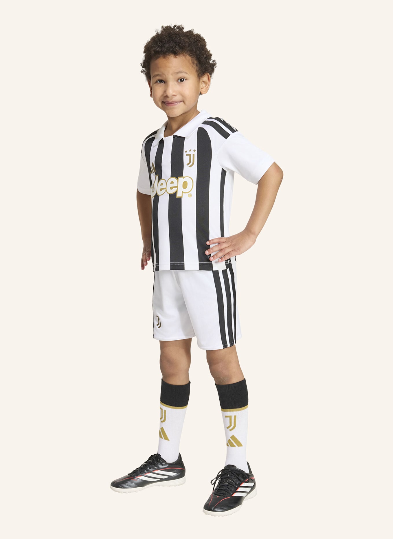 adidas JUVENTUS TURIN 26/27 KIDS HEIMAUSRÜSTUNG: WEISS/ SCHWARZ