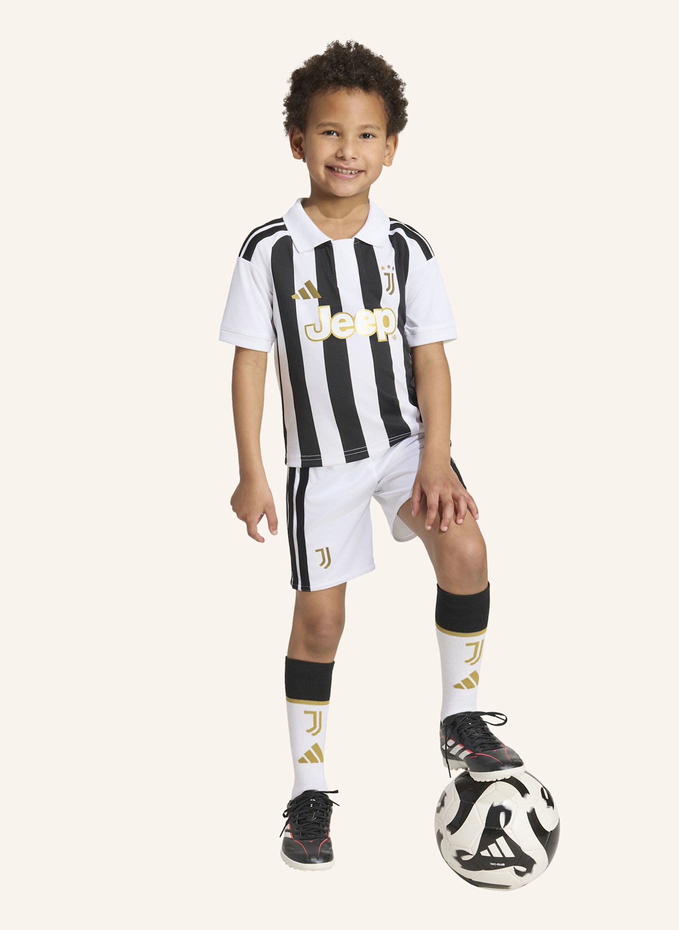 adidas JUVENTUS TURIN 26/27 KIDS HEIMAUSRÜSTUNG: WEISS/ SCHWARZ