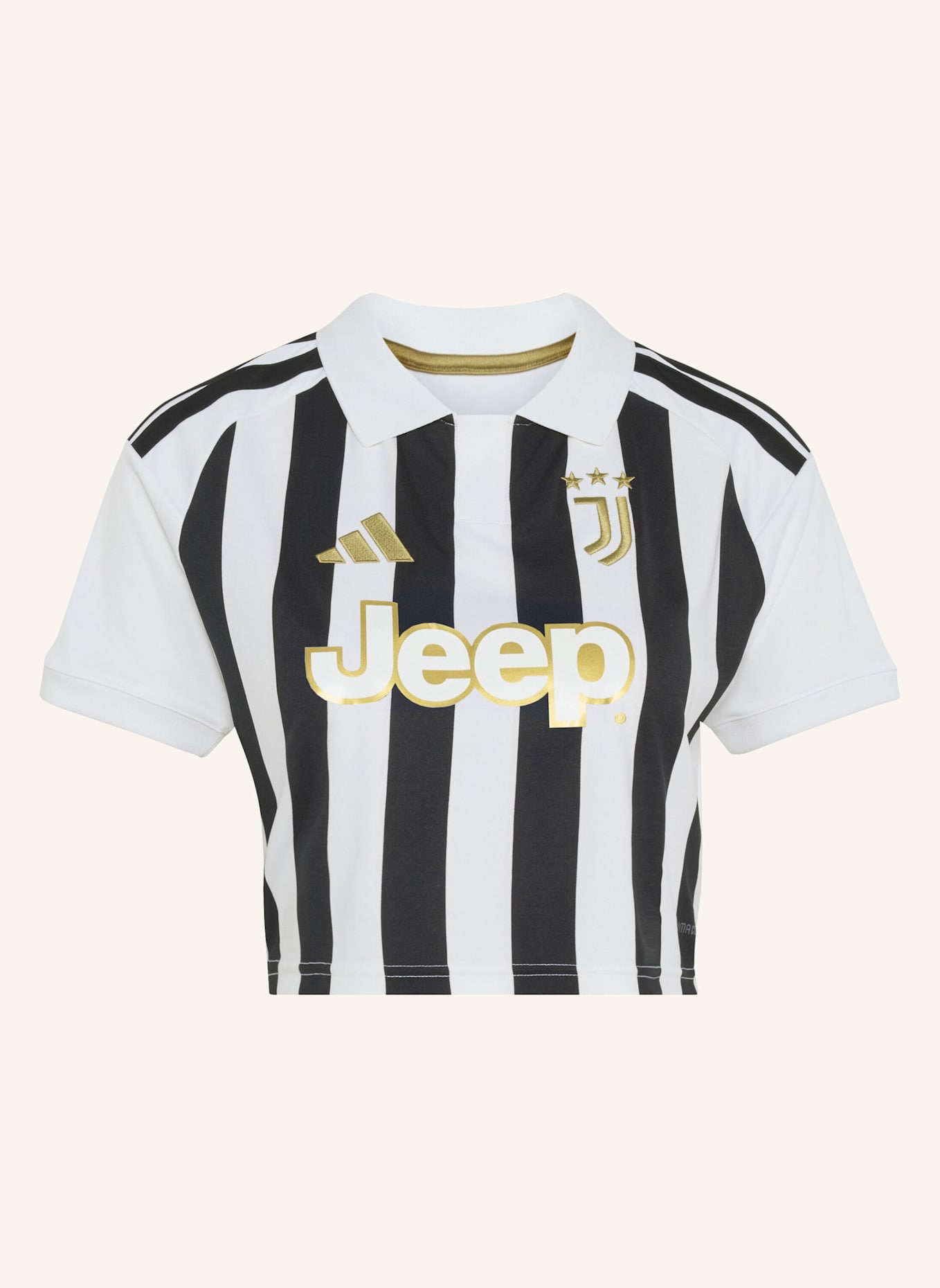 adidas JUVENTUS TURIN 26/27 HEIMTRIKOT, KÜRZER GESCHNITTEN: WEISS/ SCHWARZ