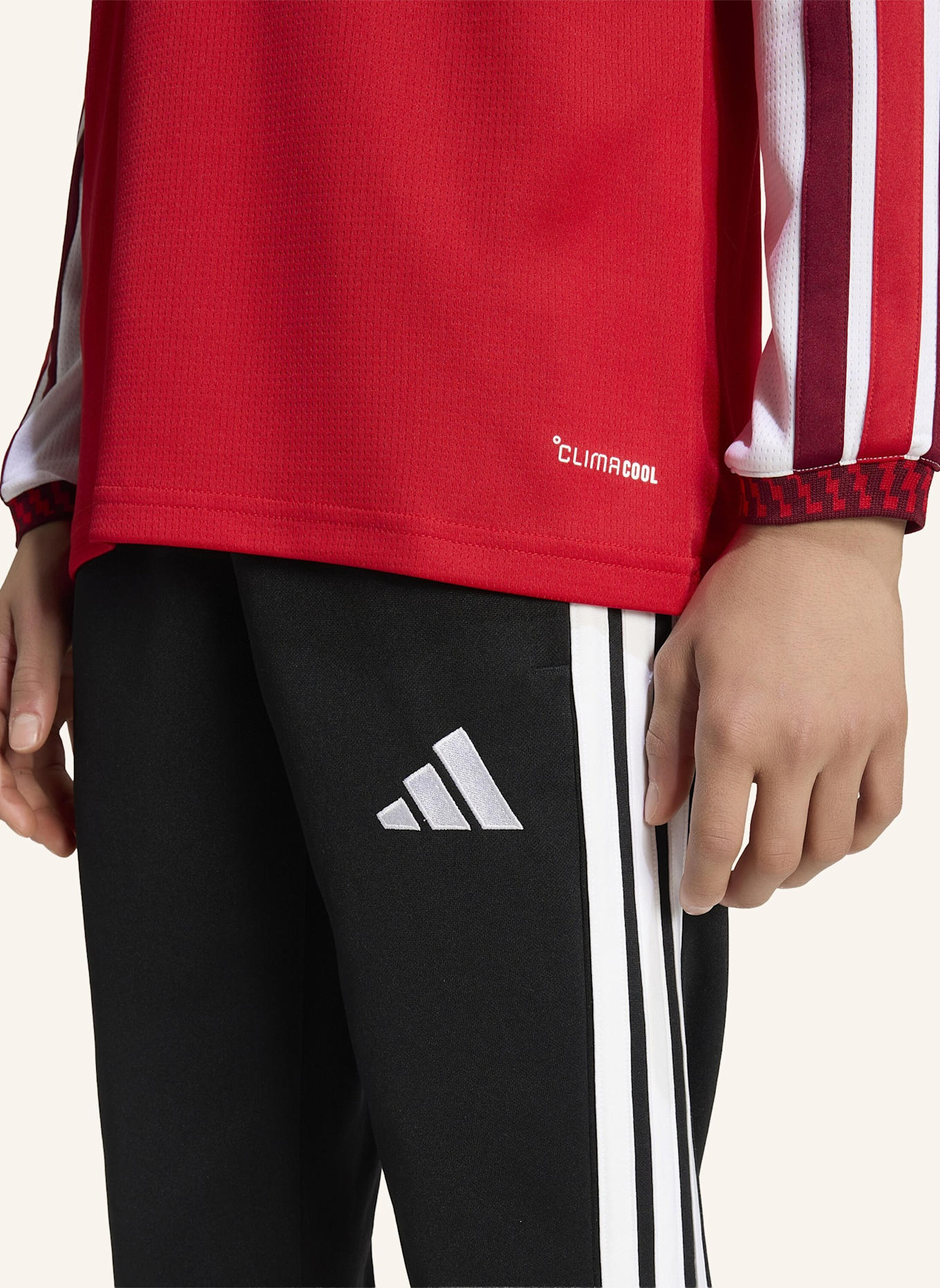 adidas FC ARSENAL 26/27 KIDS HEIMTRIKOT, LANGÄRMELIG: ROT