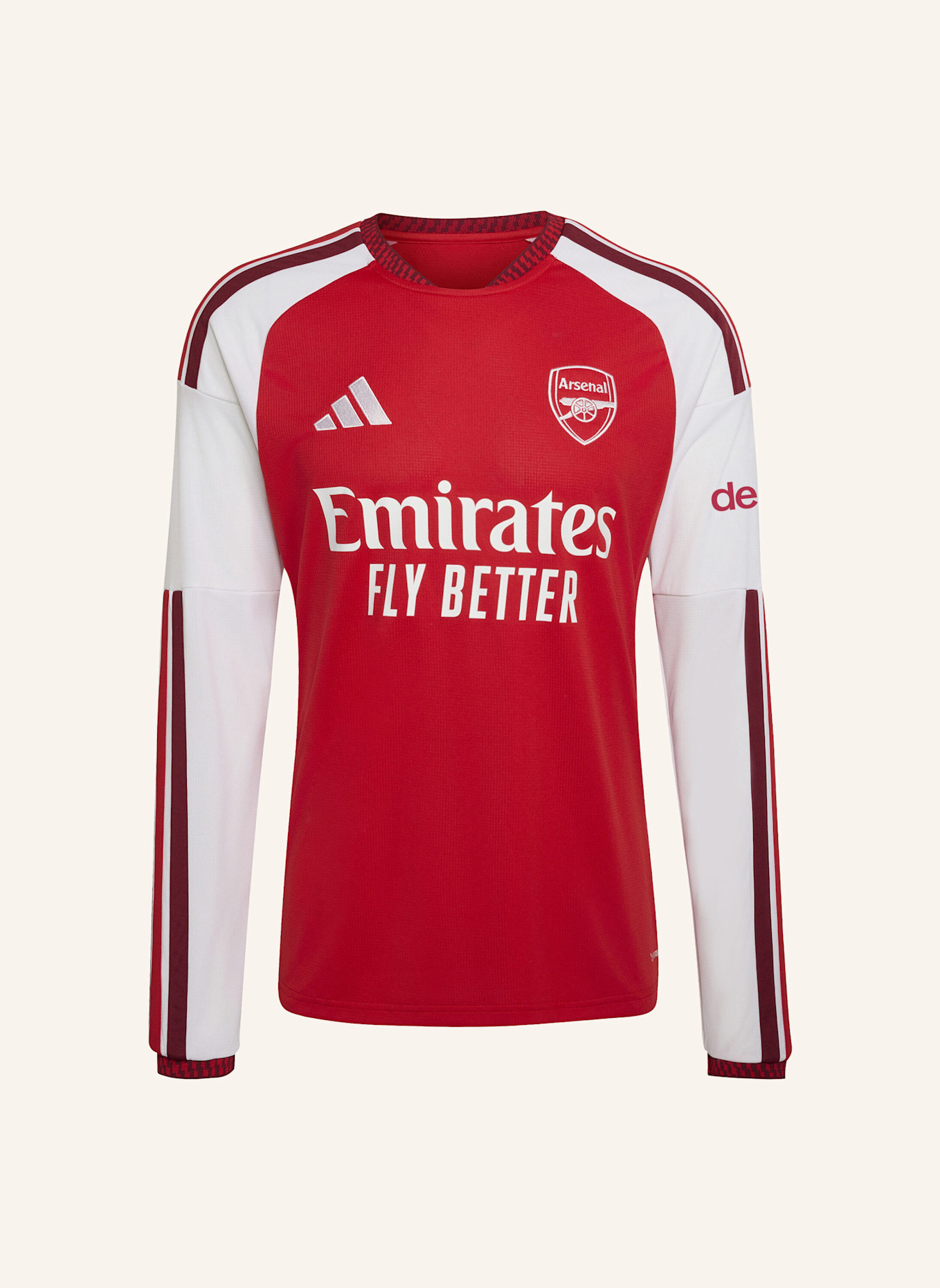 adidas FC ARSENAL 26/27 HEIMTRIKOT, LANGÄRMELIG: ROT
