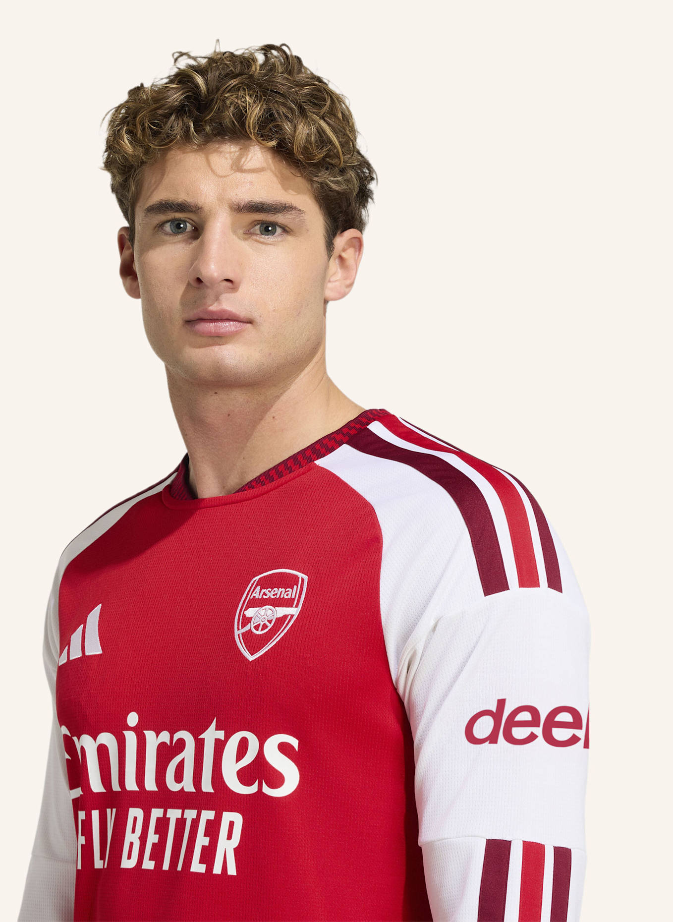 adidas FC ARSENAL 26/27 HEIMTRIKOT, LANGÄRMELIG: ROT