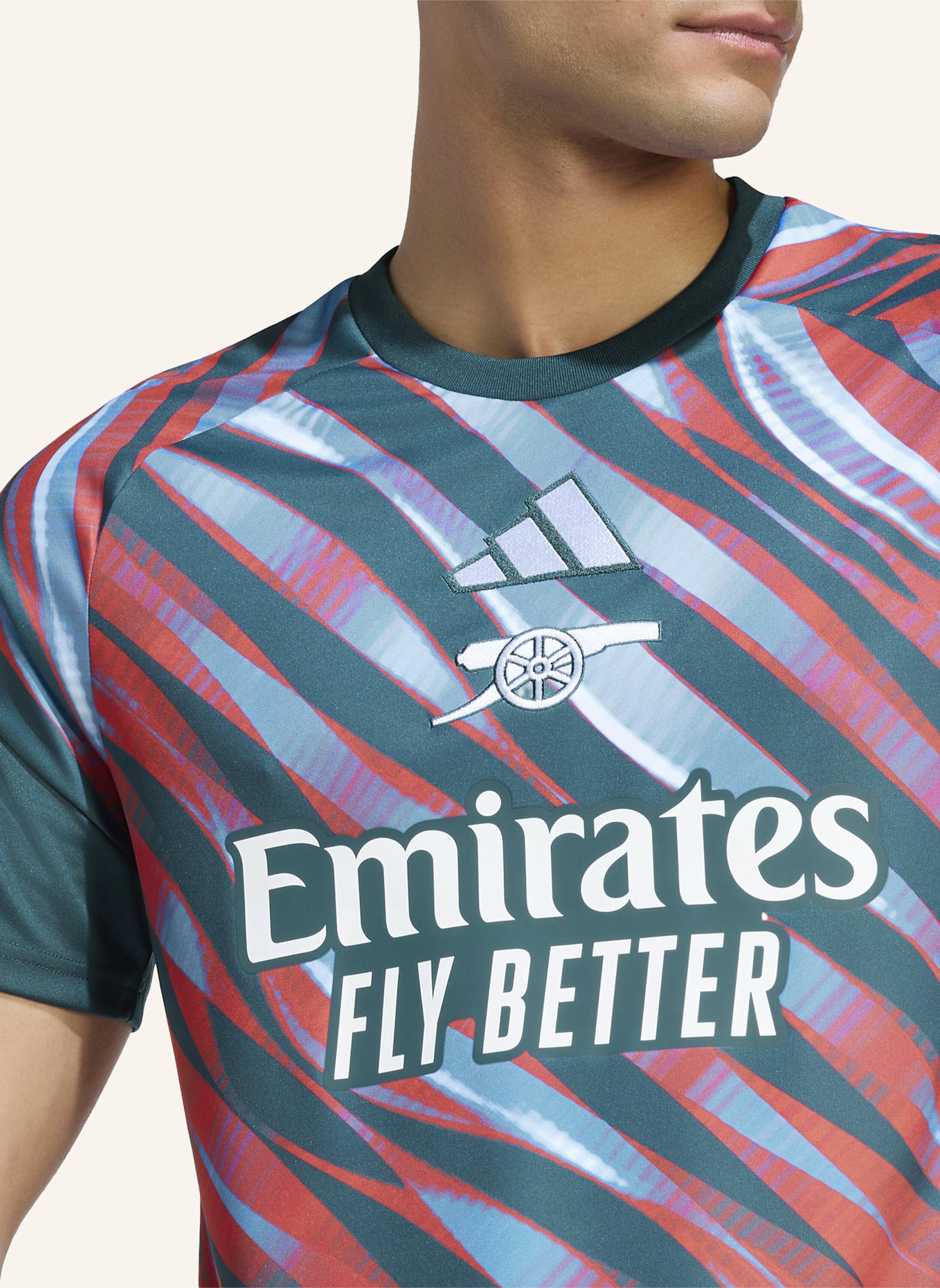adidas FC ARSENAL 26/27 PRE-MATCH SHIRT: GRÜN