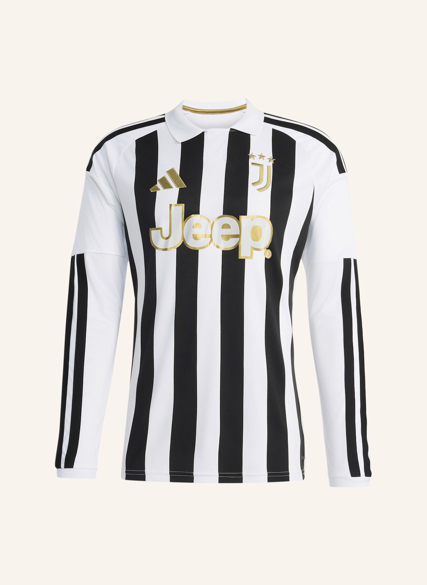 adidas JUVENTUS TURIN 26/27 HEIMTRIKOT, LANGÄRMELIG: WEISS/ SCHWARZ