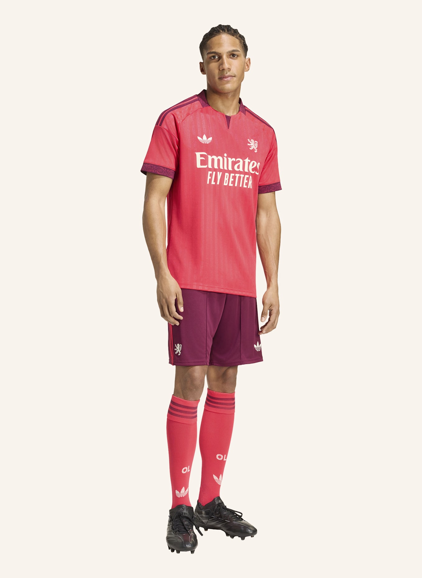 adidas OLYMPIQUE LYON 26/27 AUSWÄRTSTRIKOT: ROSA