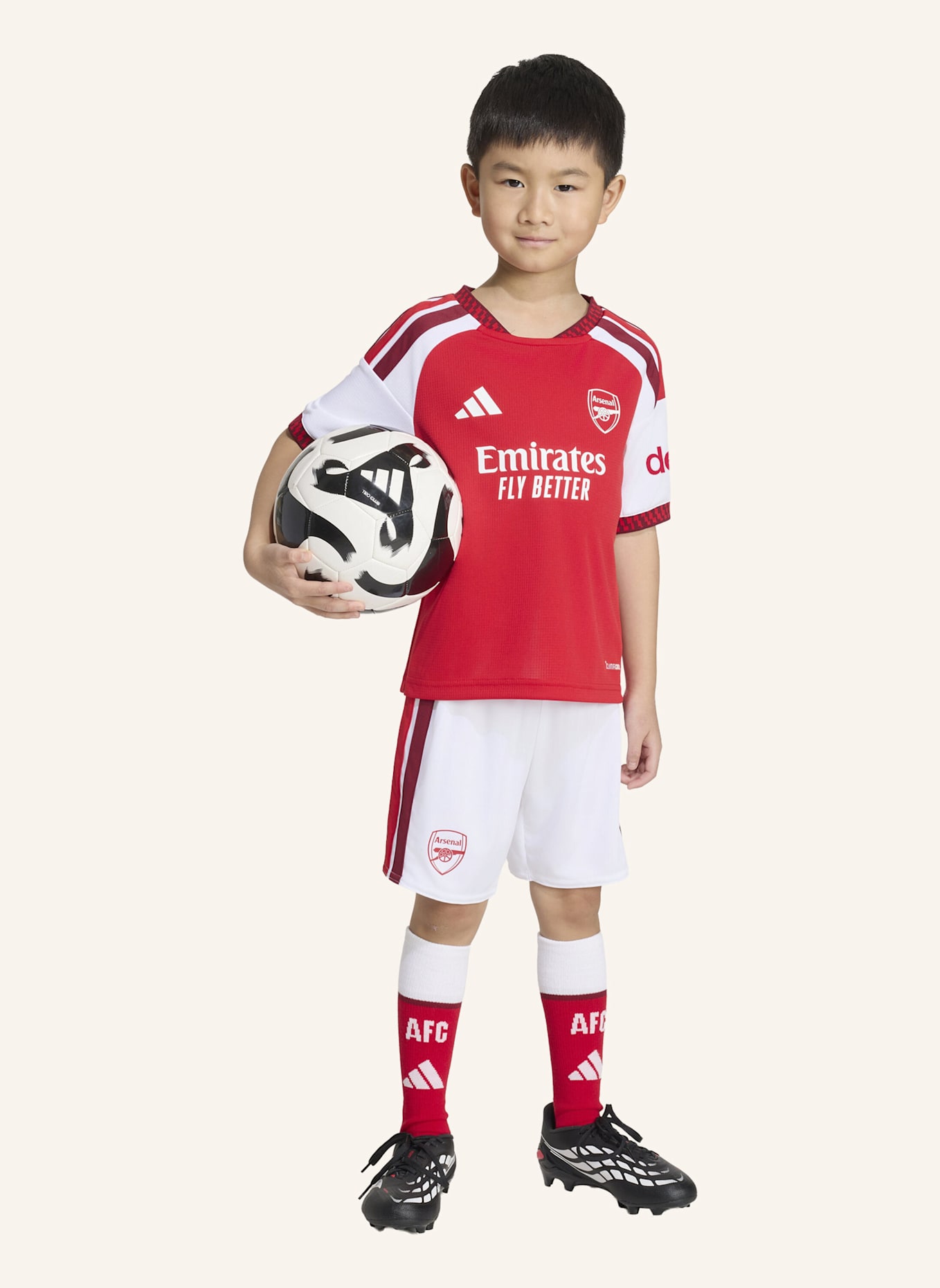 adidas FC ARSENAL 26/27 KIDS HEIMSET: ROT