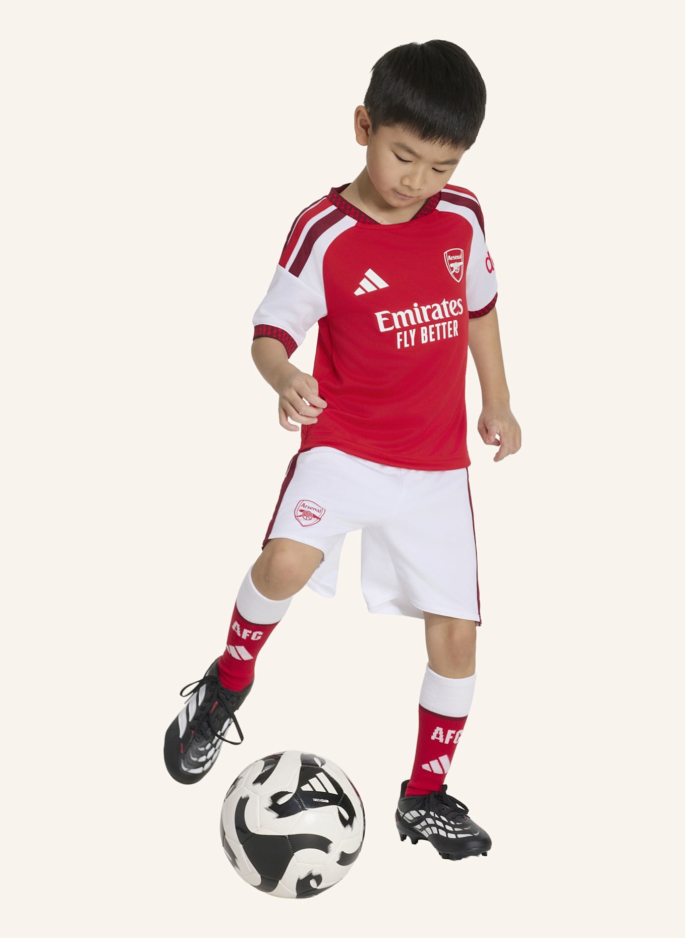 adidas FC ARSENAL 26/27 KIDS HEIMSET: ROT