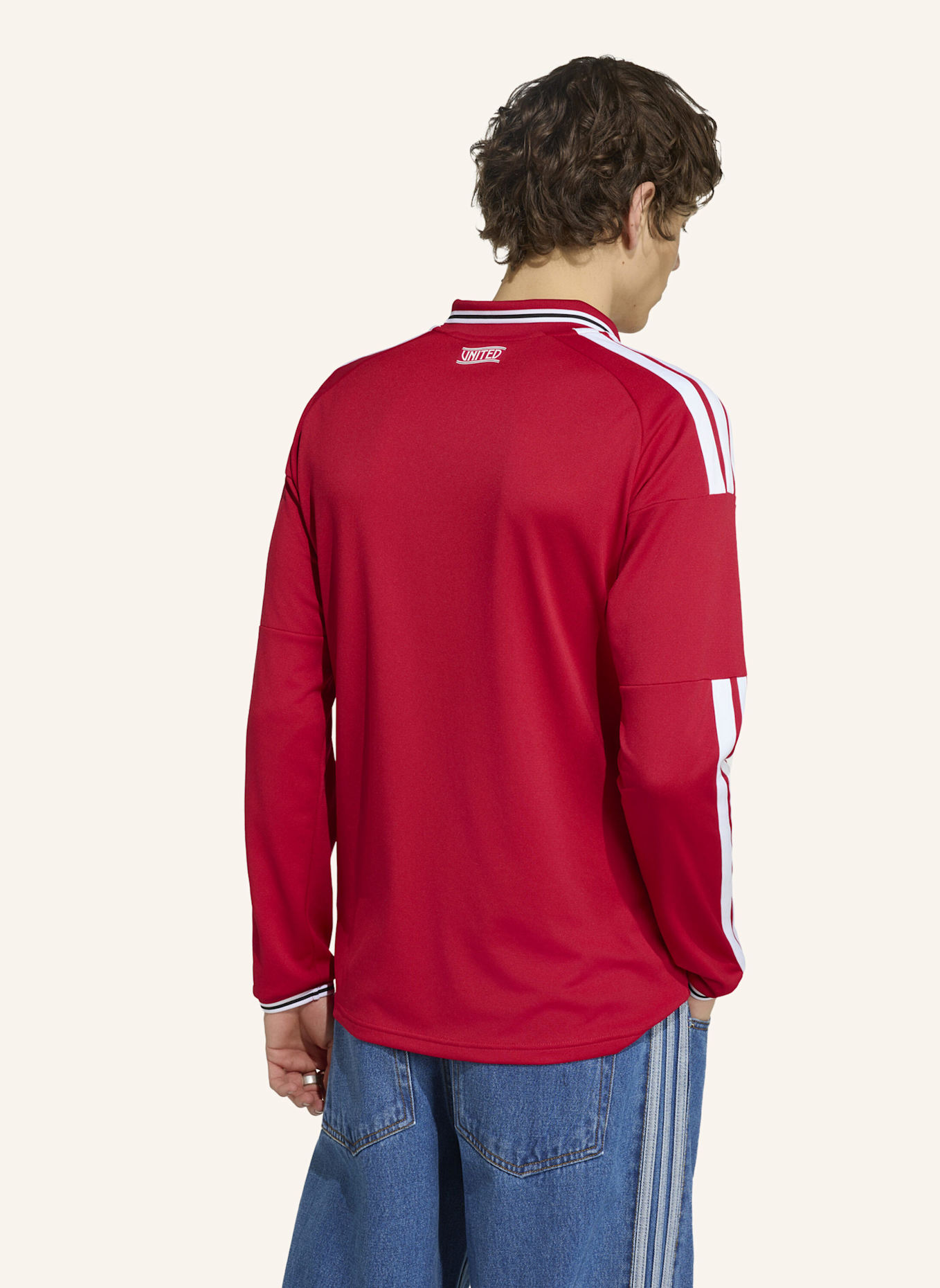 adidas MANCHESTER UNITED 26/27 HEIMTRIKOT, LANGÄRMELIG: ROT