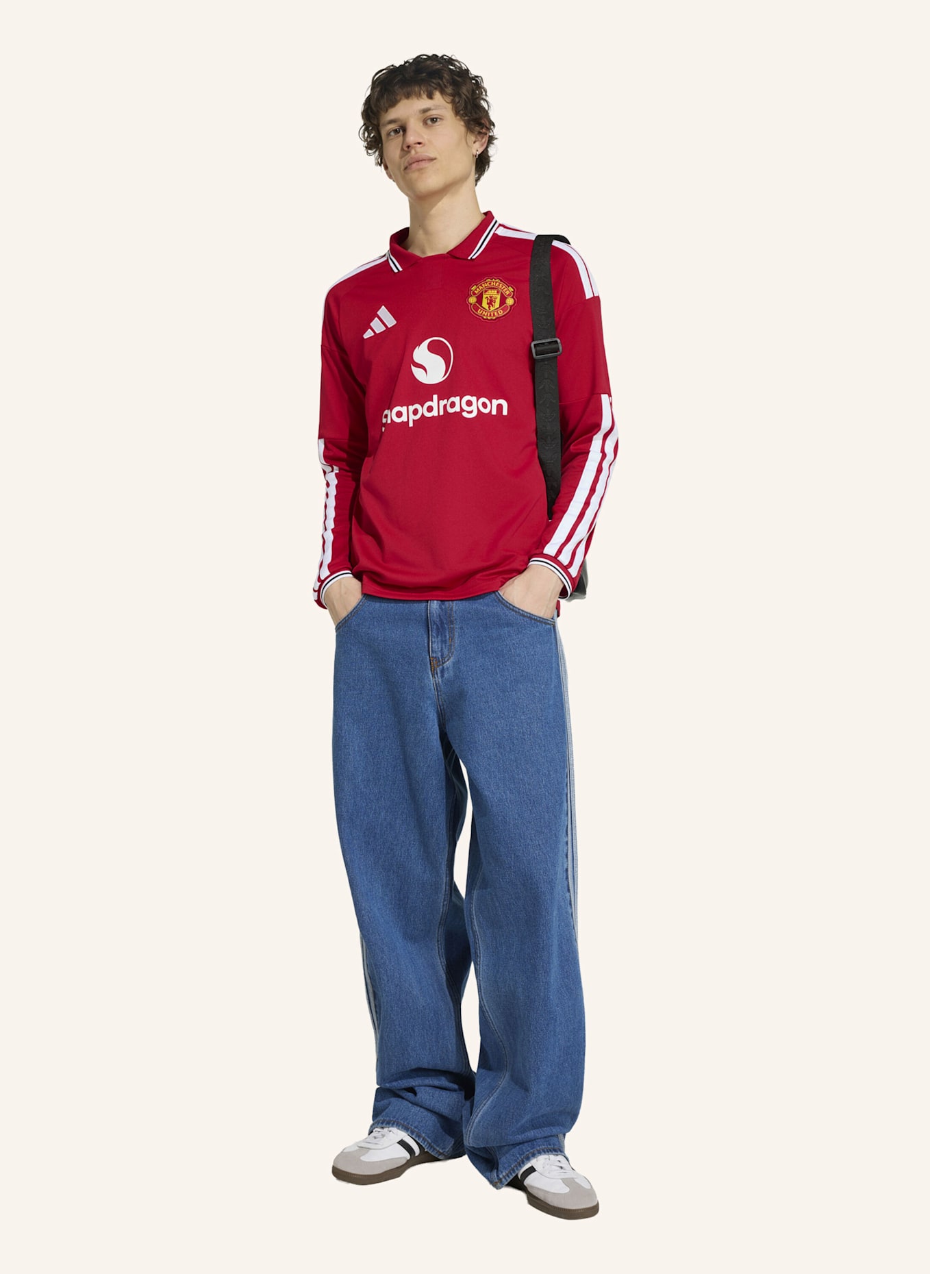 adidas MANCHESTER UNITED 26/27 HEIMTRIKOT, LANGÄRMELIG: ROT