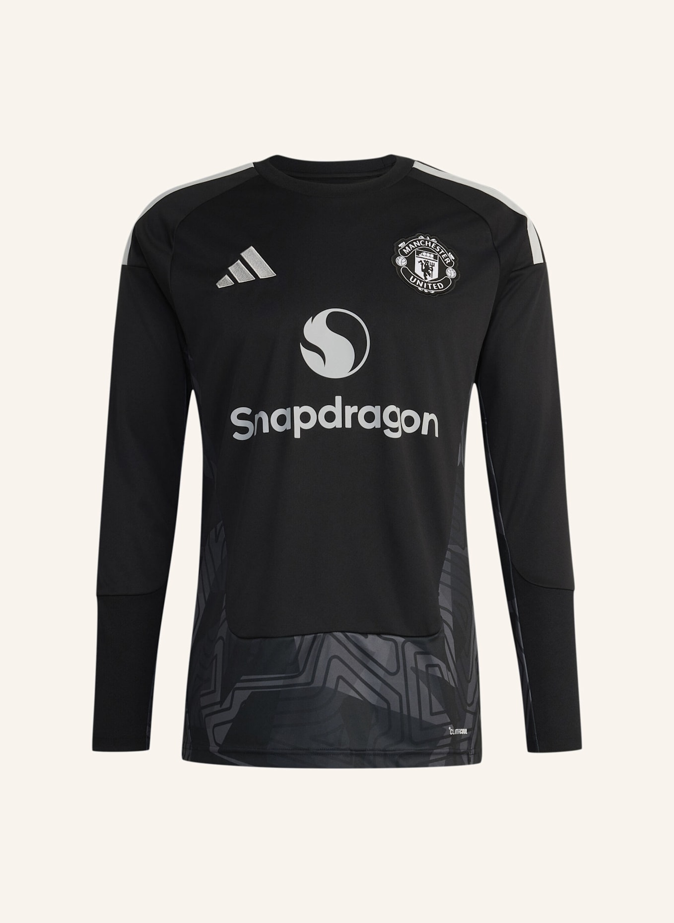 adidas MANCHESTER UNITED 26/27 TORWARTTRIKOT, LANGÄRMELIG: SCHWARZ