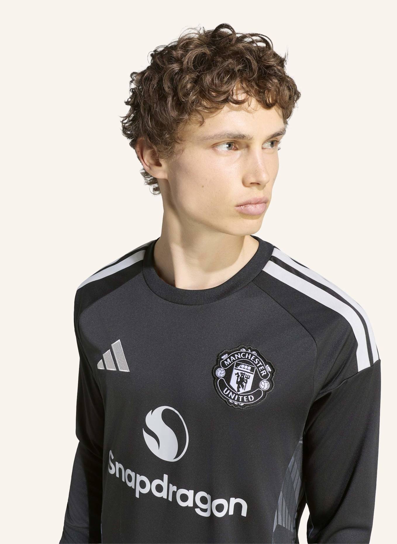 adidas MANCHESTER UNITED 26/27 TORWARTTRIKOT, LANGÄRMELIG: SCHWARZ