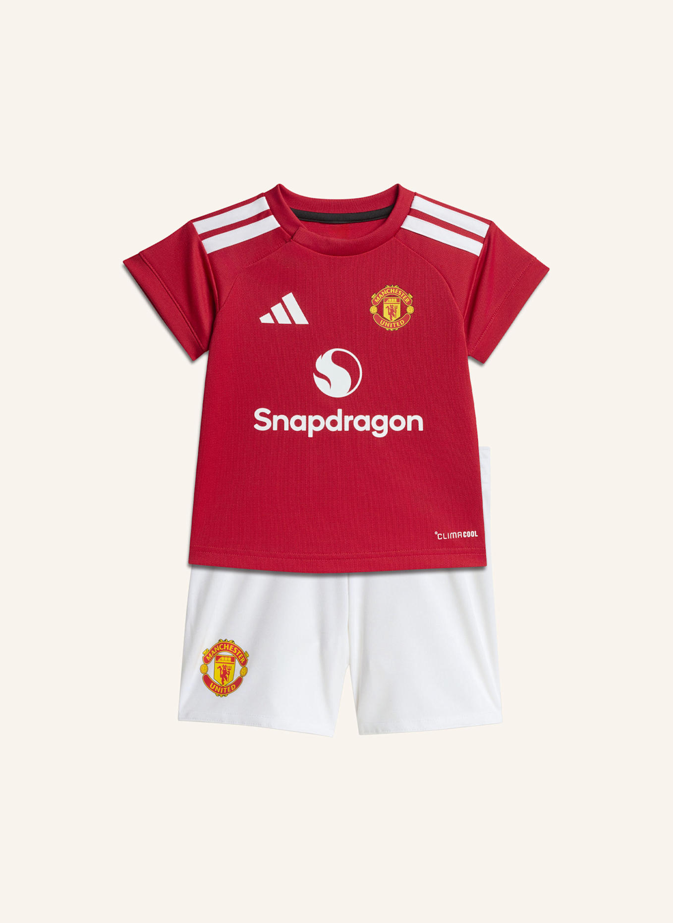 adidas MANCHESTER UNITED 26/27 BABY HEIMAUSRÜSTUNG: ROT