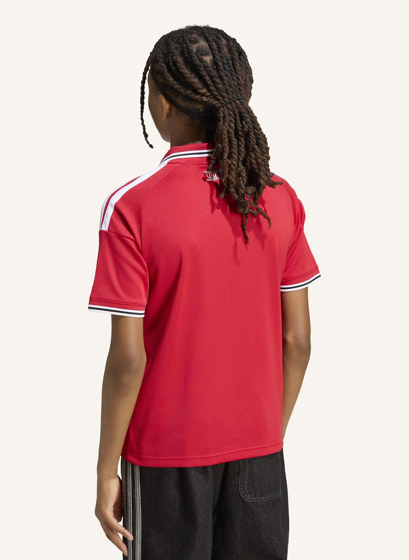 adidas MANCHESTER UNITED 26/27 KIDS HEIMTRIKOT: ROT