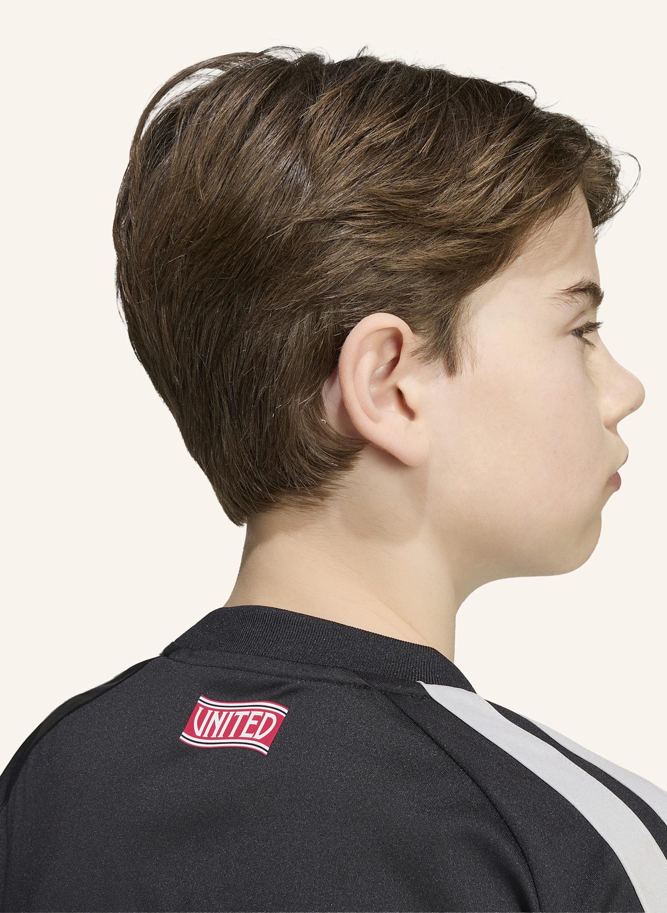 adidas MANCHESTER UNITED 26/27 KIDS TORWARTTRIKOT, LANGÄRMELIG: SCHWARZ