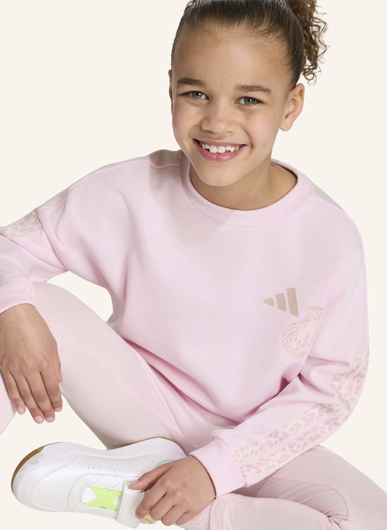 adidas SET, LEGGINGS, ANIMALPRINT: PINK