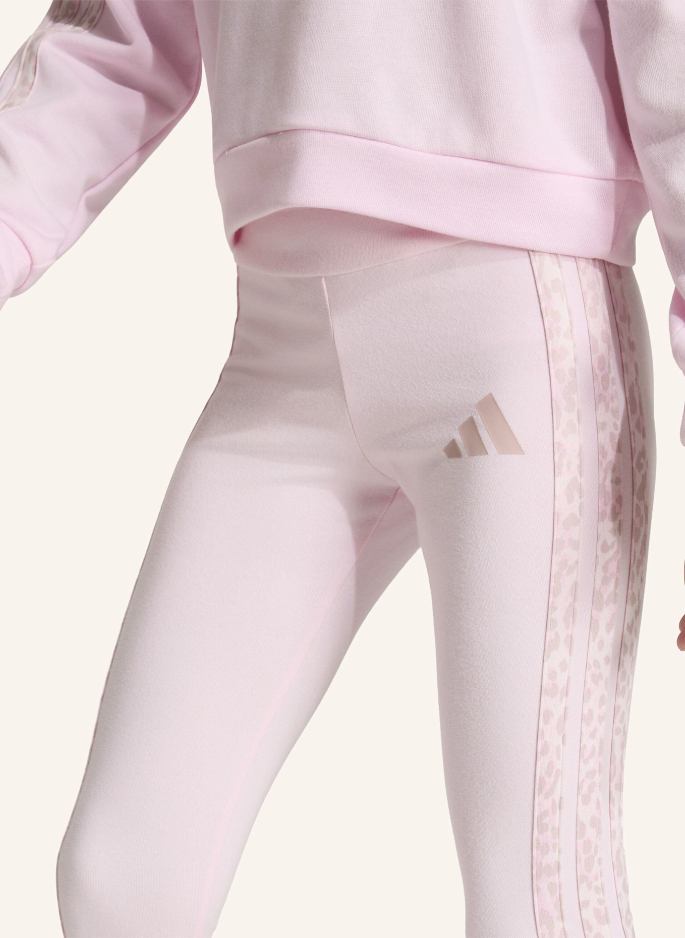 adidas SET, LEGGINGS, ANIMALPRINT: PINK