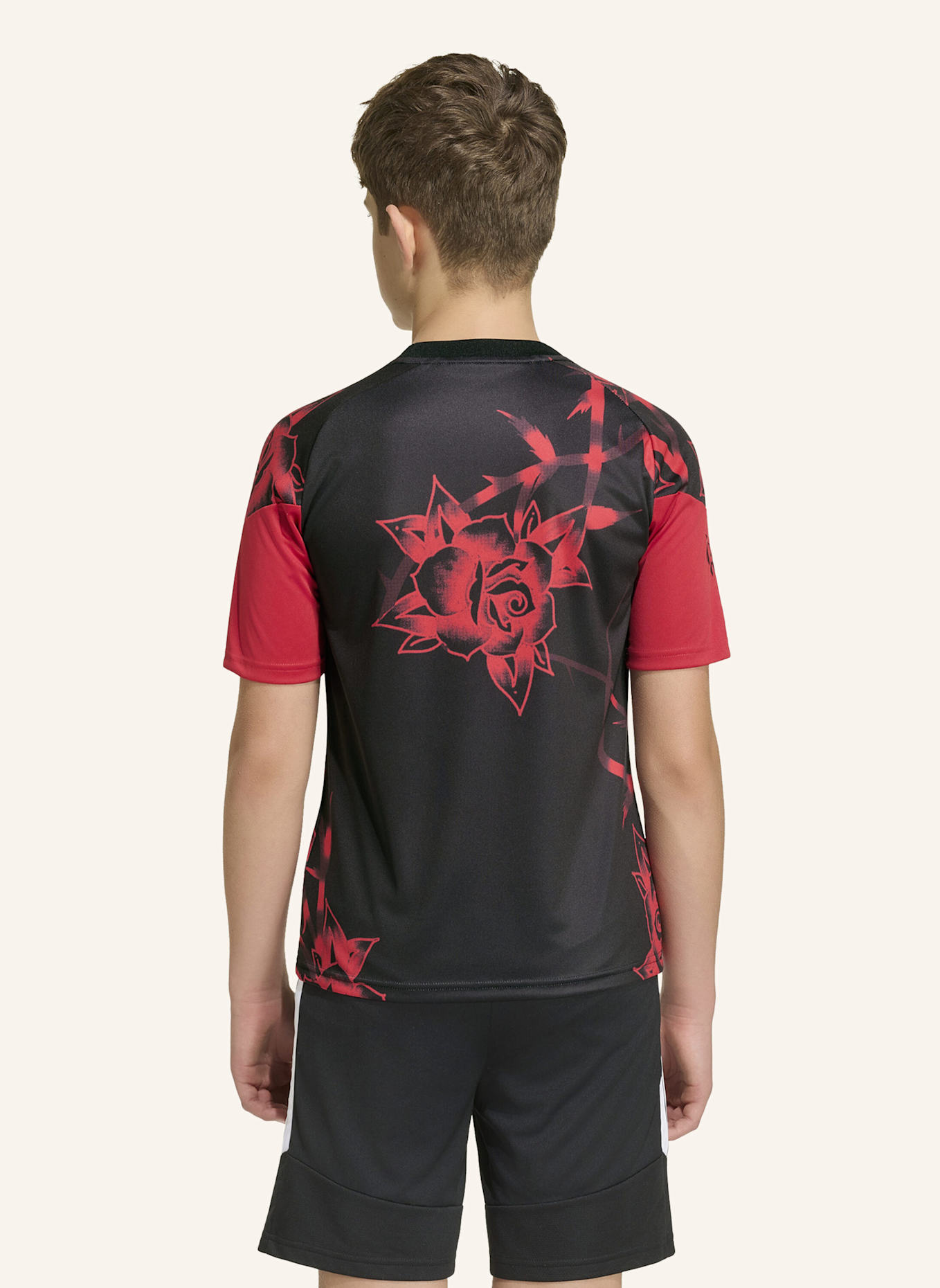 adidas MANCHESTER UNITED 26/27 KIDS PRE-MATCH TRIKOT: SCHWARZ
