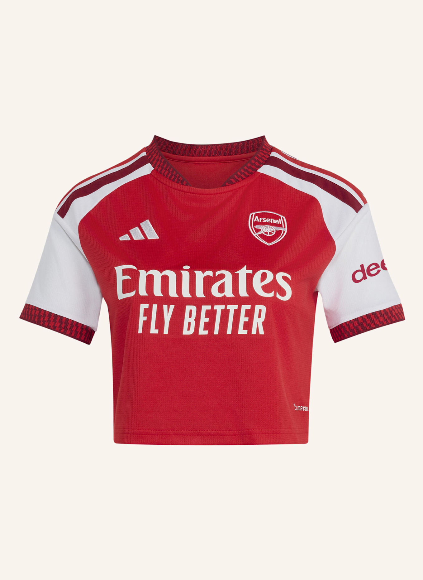 adidas FC ARSENAL 26/27 HEIMTRIKOT, KÜRZER GESCHNITTEN: ROT