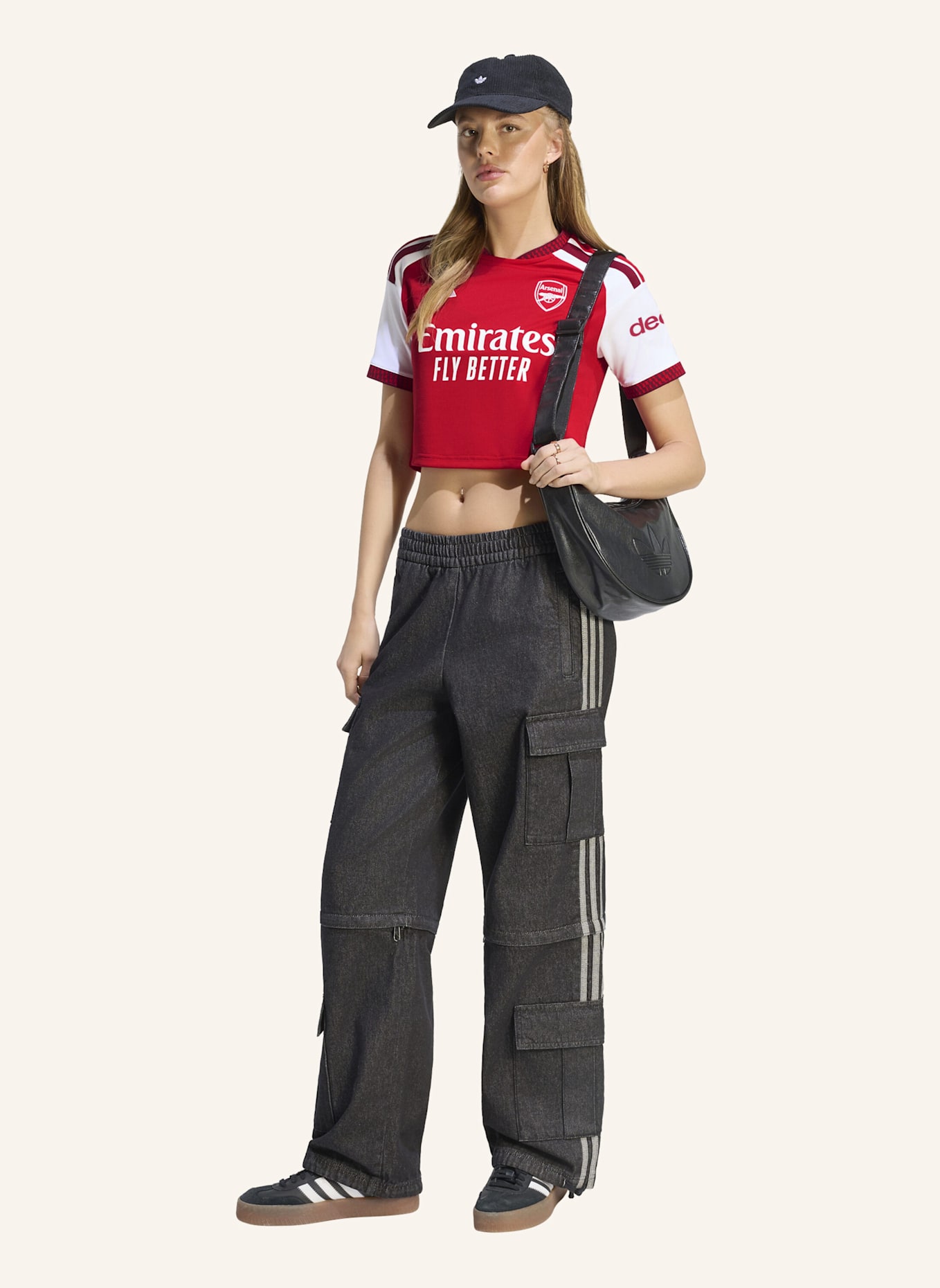 adidas FC ARSENAL 26/27 HEIMTRIKOT, KÜRZER GESCHNITTEN: ROT