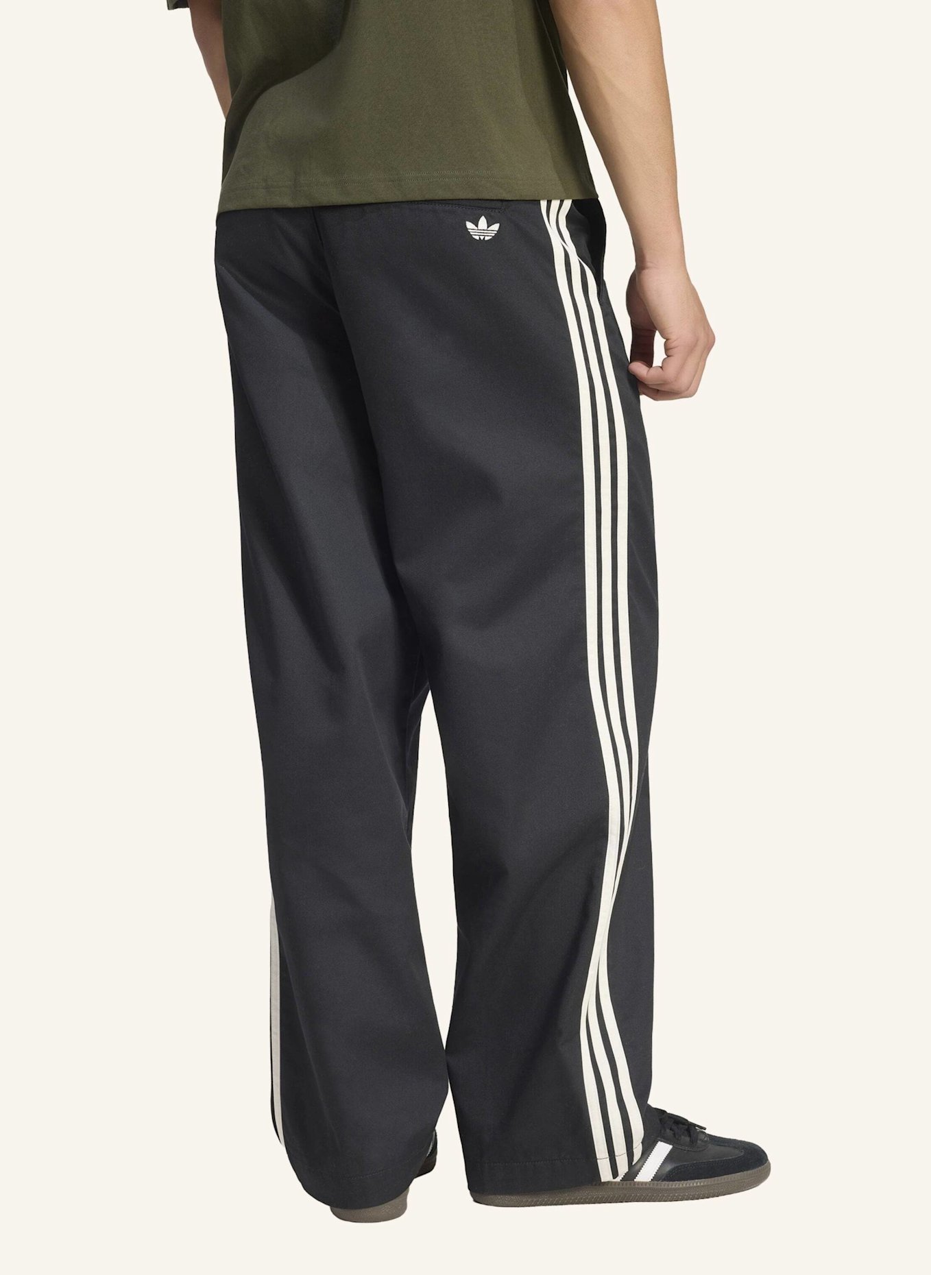 adidas Originals 3-STREIFEN HOSE MIT FALTENDETAIL: SCHWARZ