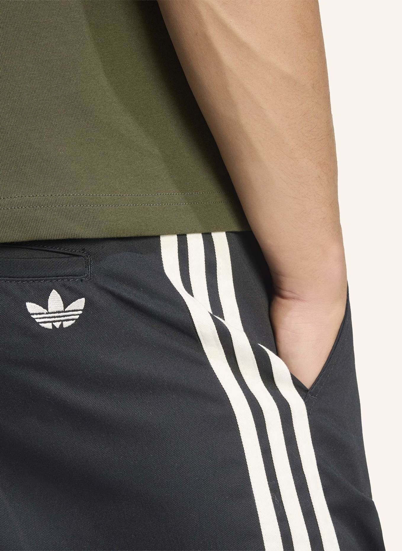 adidas Originals 3-STREIFEN HOSE MIT FALTENDETAIL: SCHWARZ
