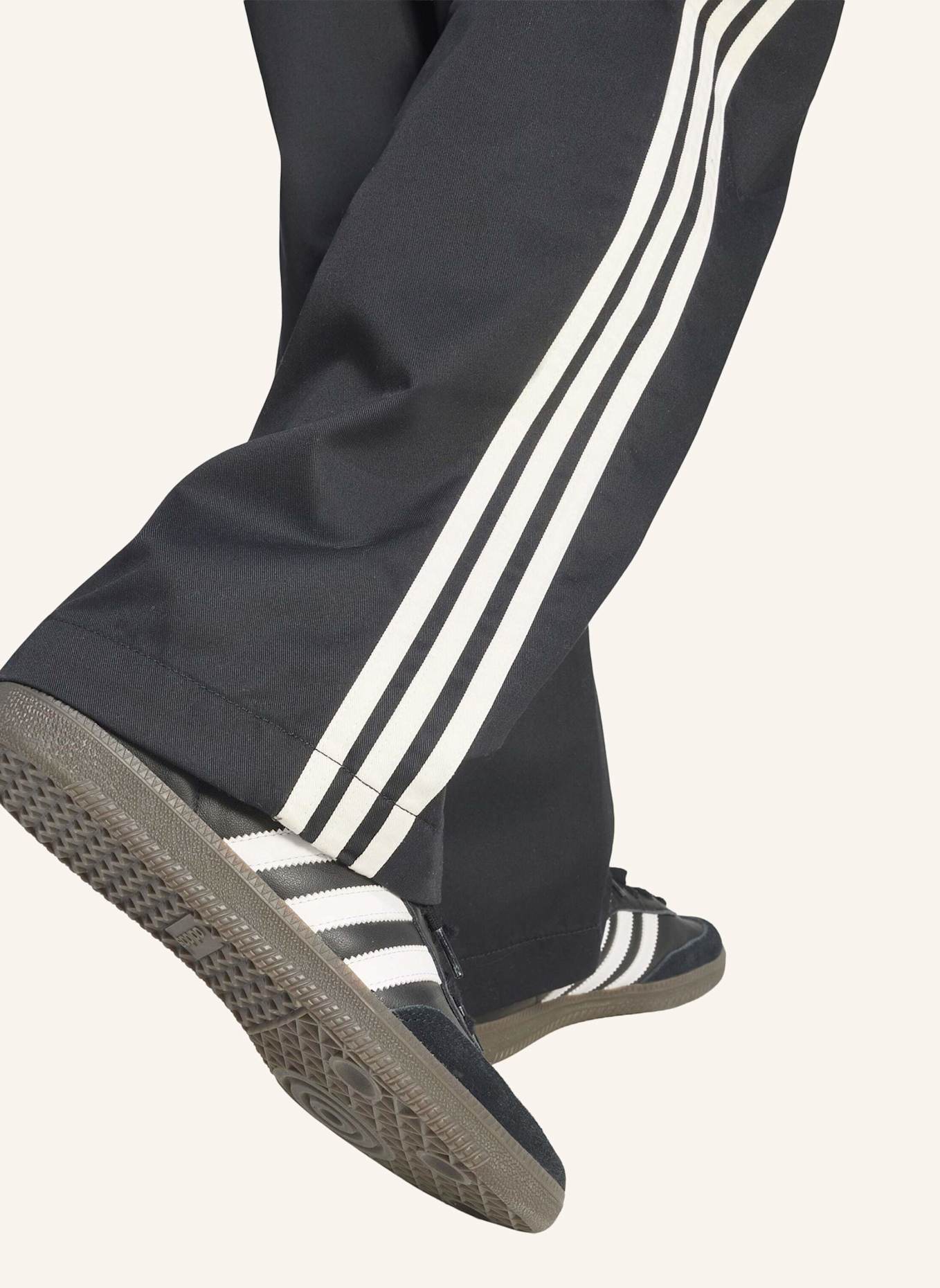 adidas Originals 3-STREIFEN HOSE MIT FALTENDETAIL: SCHWARZ