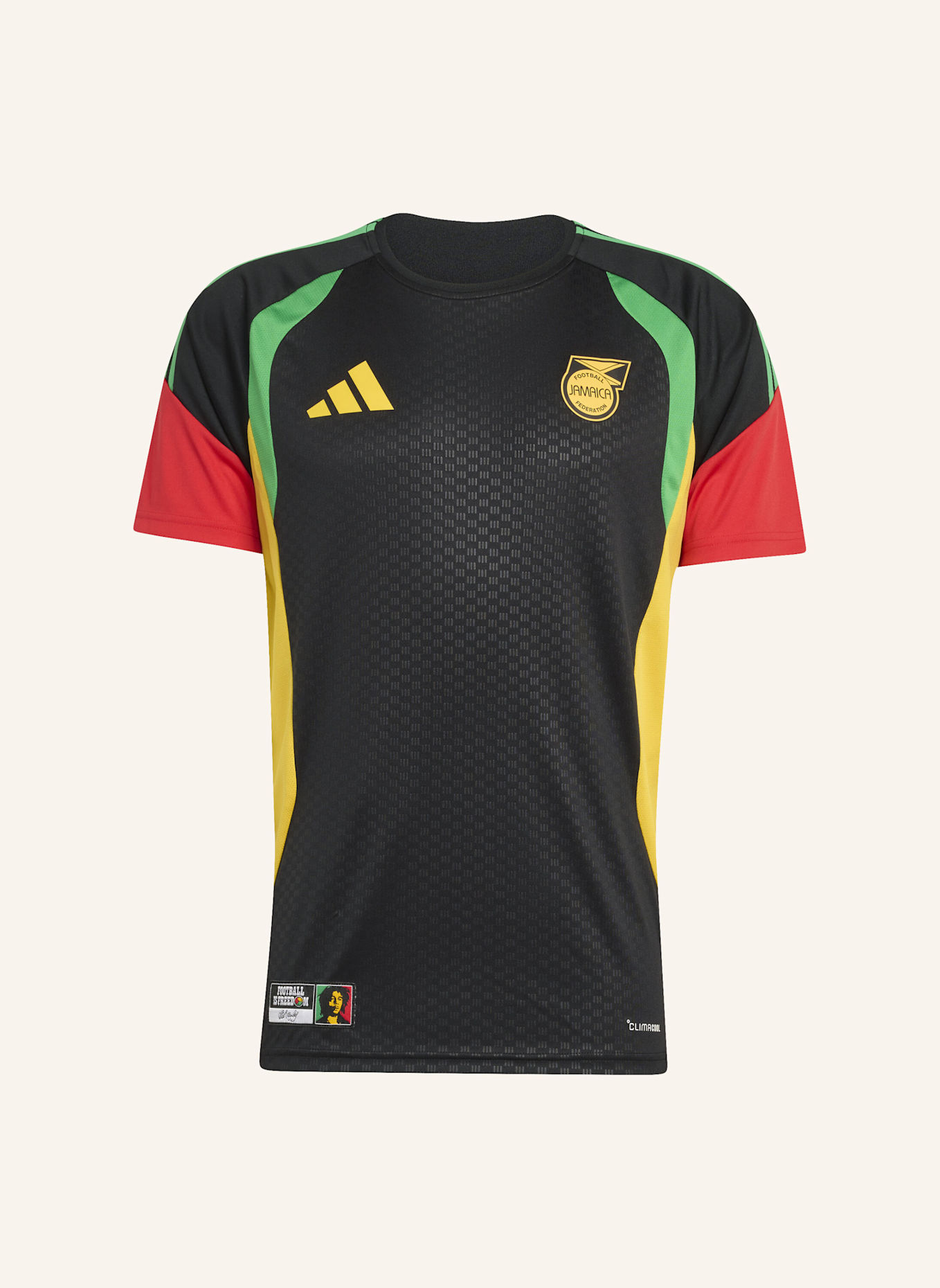 adidas JAMAIKA 26 X BOB MARLEY TIRO TRAININGSTRIKOT: SCHWARZ