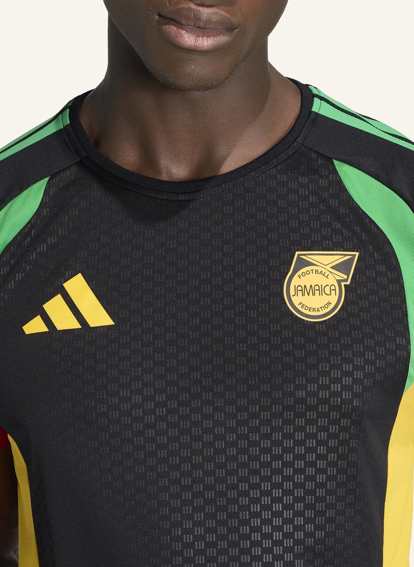 adidas JAMAIKA 26 X BOB MARLEY TIRO TRAININGSTRIKOT: SCHWARZ