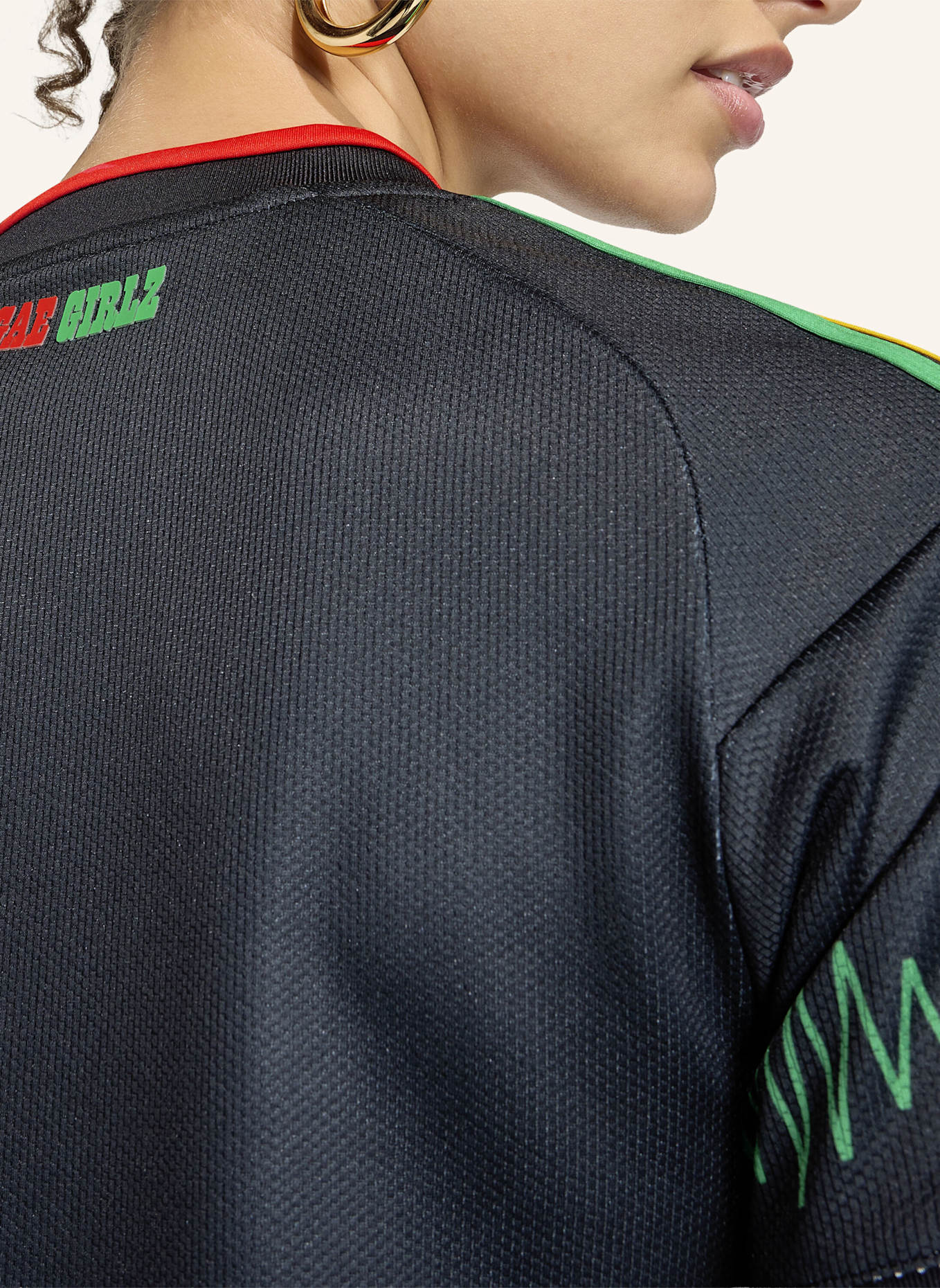 adidas JAMAIKA 26 X BOB MARLEY AUSWÄRTSTRIKOT: SCHWARZ