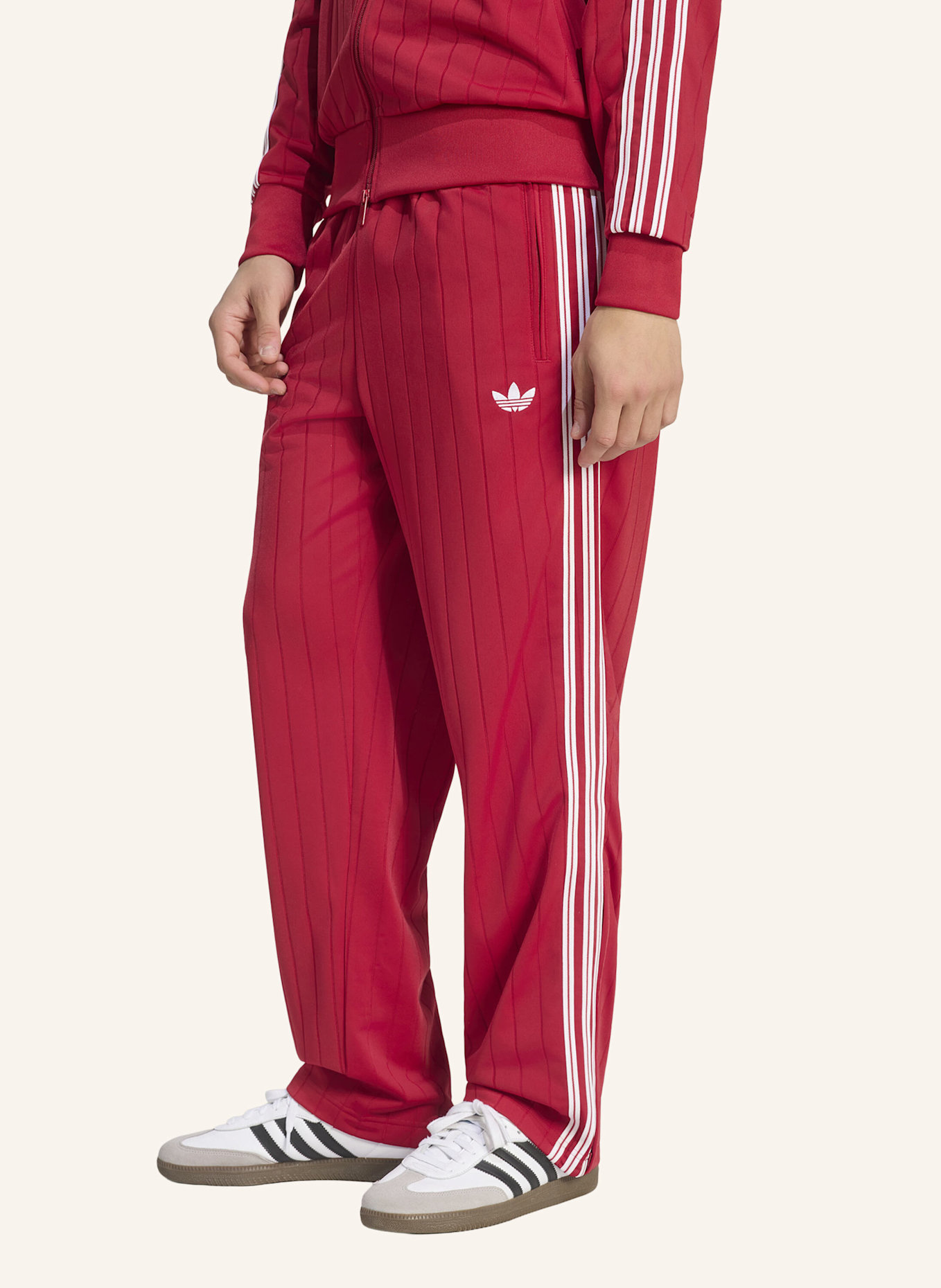 adidas Originals FIREBIRD DROP NEEDLE TRAININGSHOSE: ROT