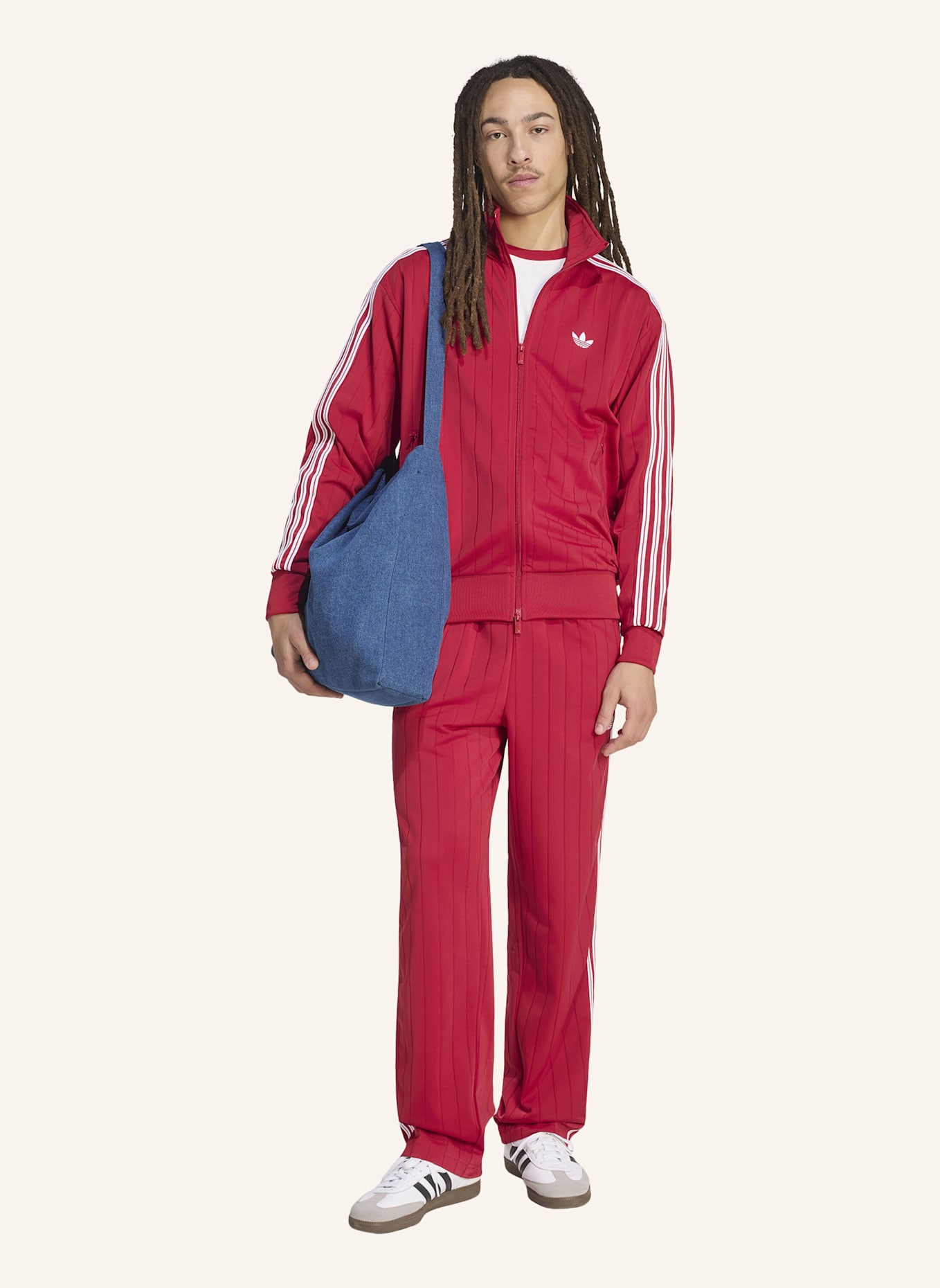 adidas Originals FIREBIRD DROP NEEDLE TRAININGSHOSE: ROT