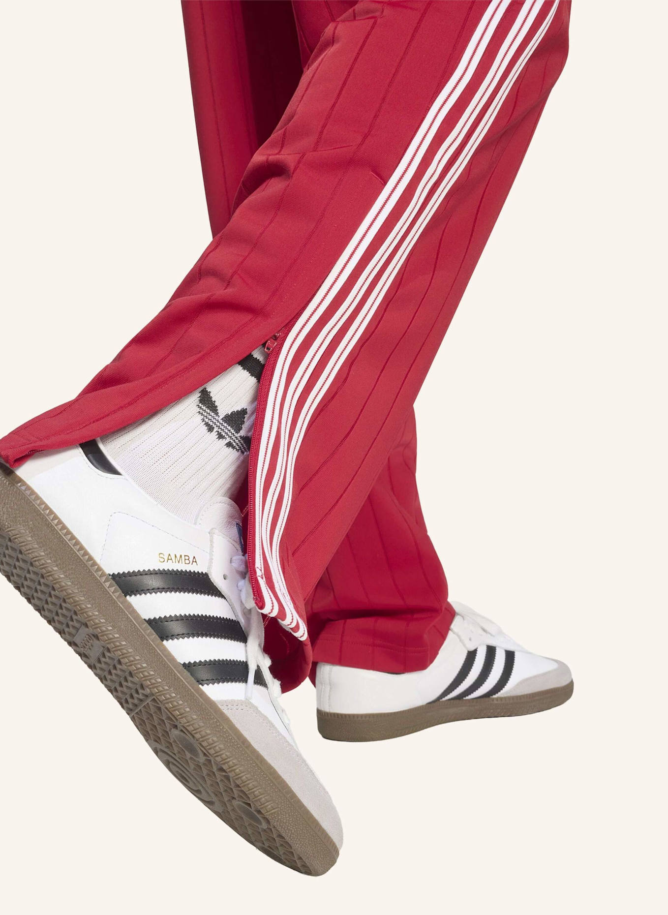 adidas Originals FIREBIRD DROP NEEDLE TRAININGSHOSE: ROT