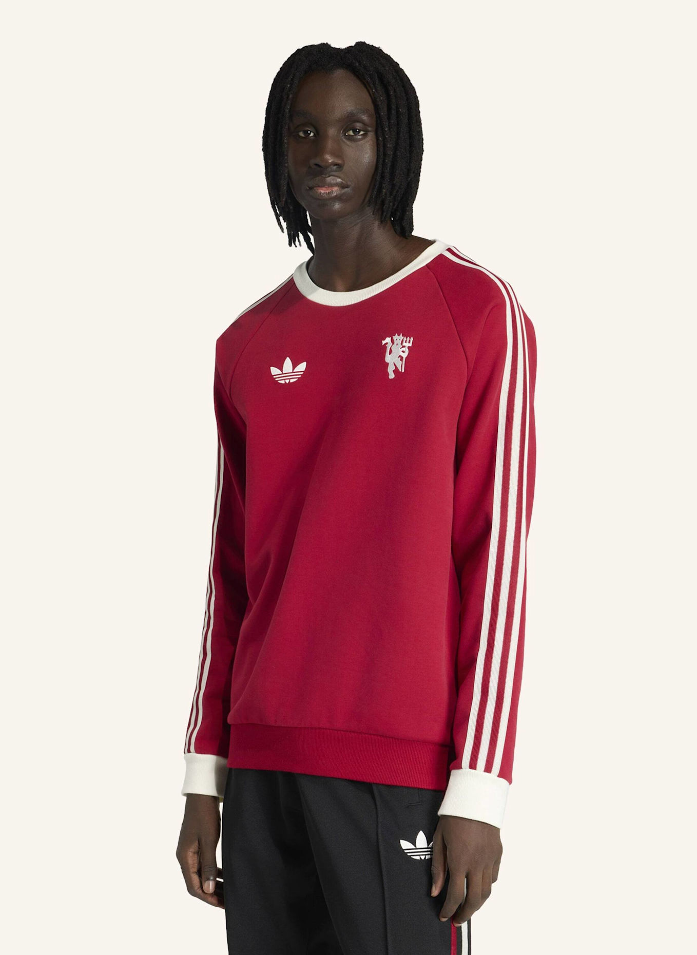 adidas MANCHESTER UNITED ORIGINALS SWEATSHIRT: ROT