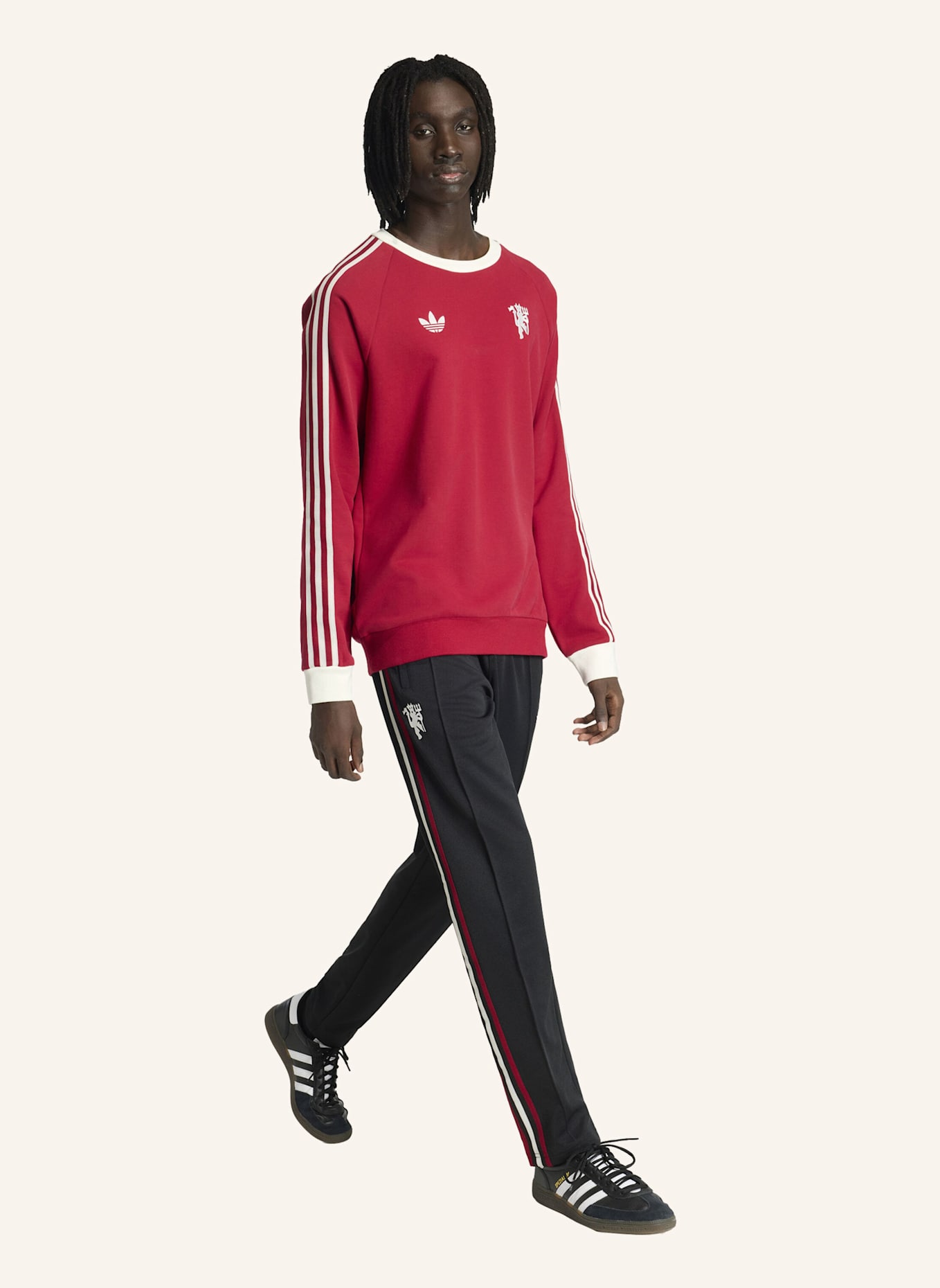 adidas MANCHESTER UNITED ORIGINALS SWEATSHIRT: ROT