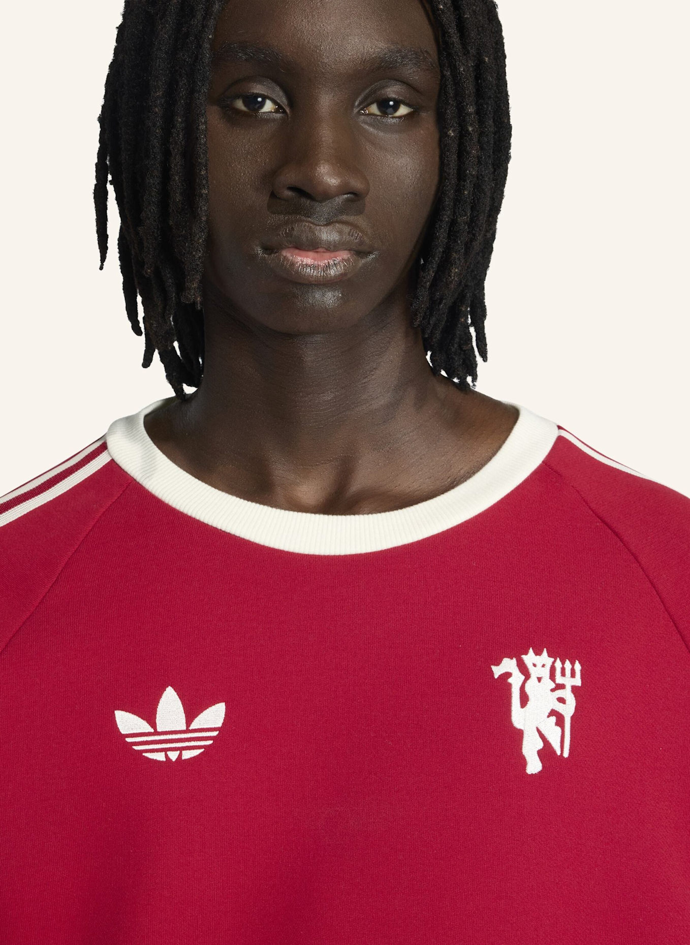 adidas MANCHESTER UNITED ORIGINALS SWEATSHIRT: ROT