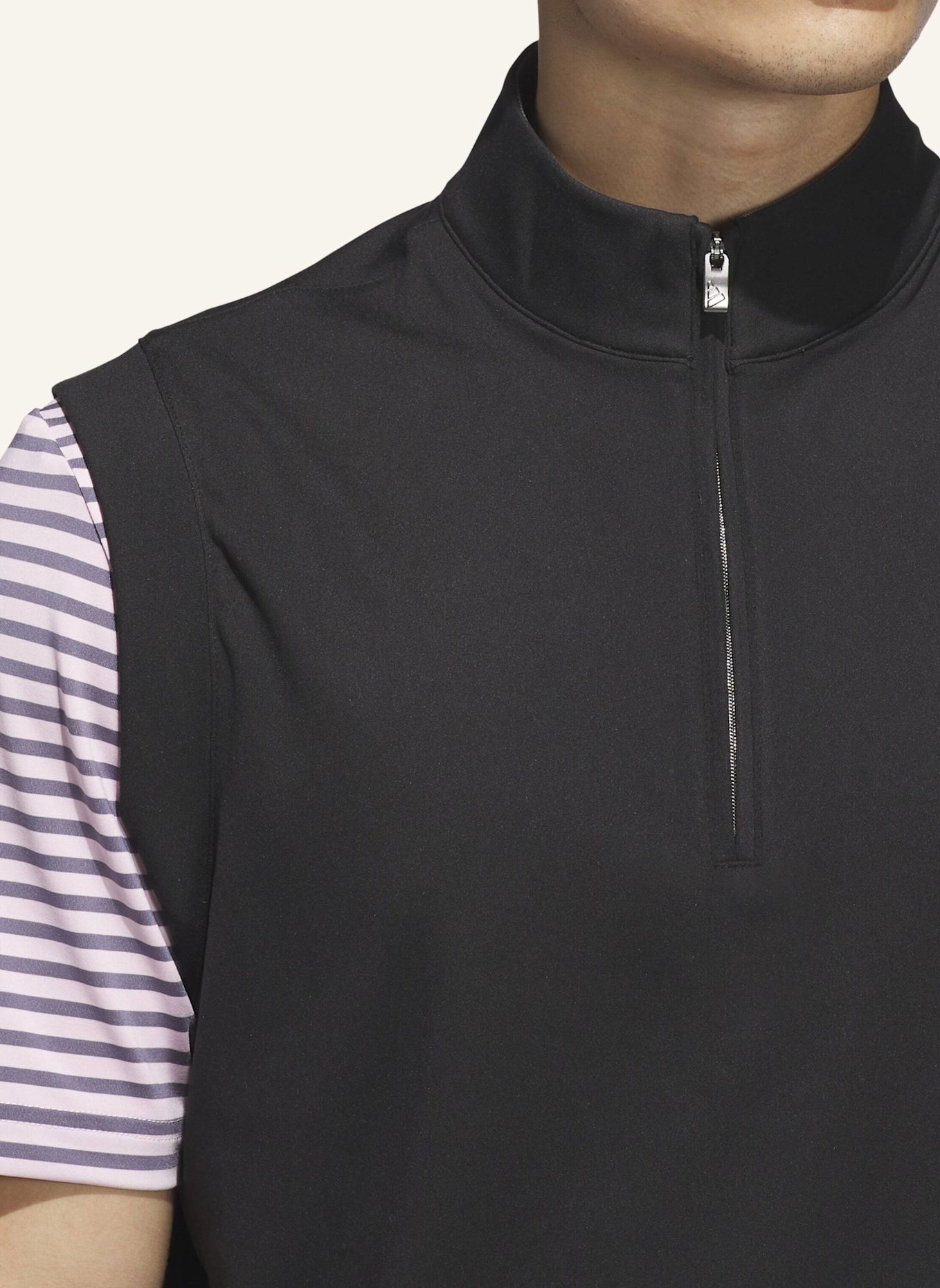 adidas ULTIMATE365 CLASSIC WESTE, REISSVERSCHLUSS BIS ZUR BRUST: SCHWARZ