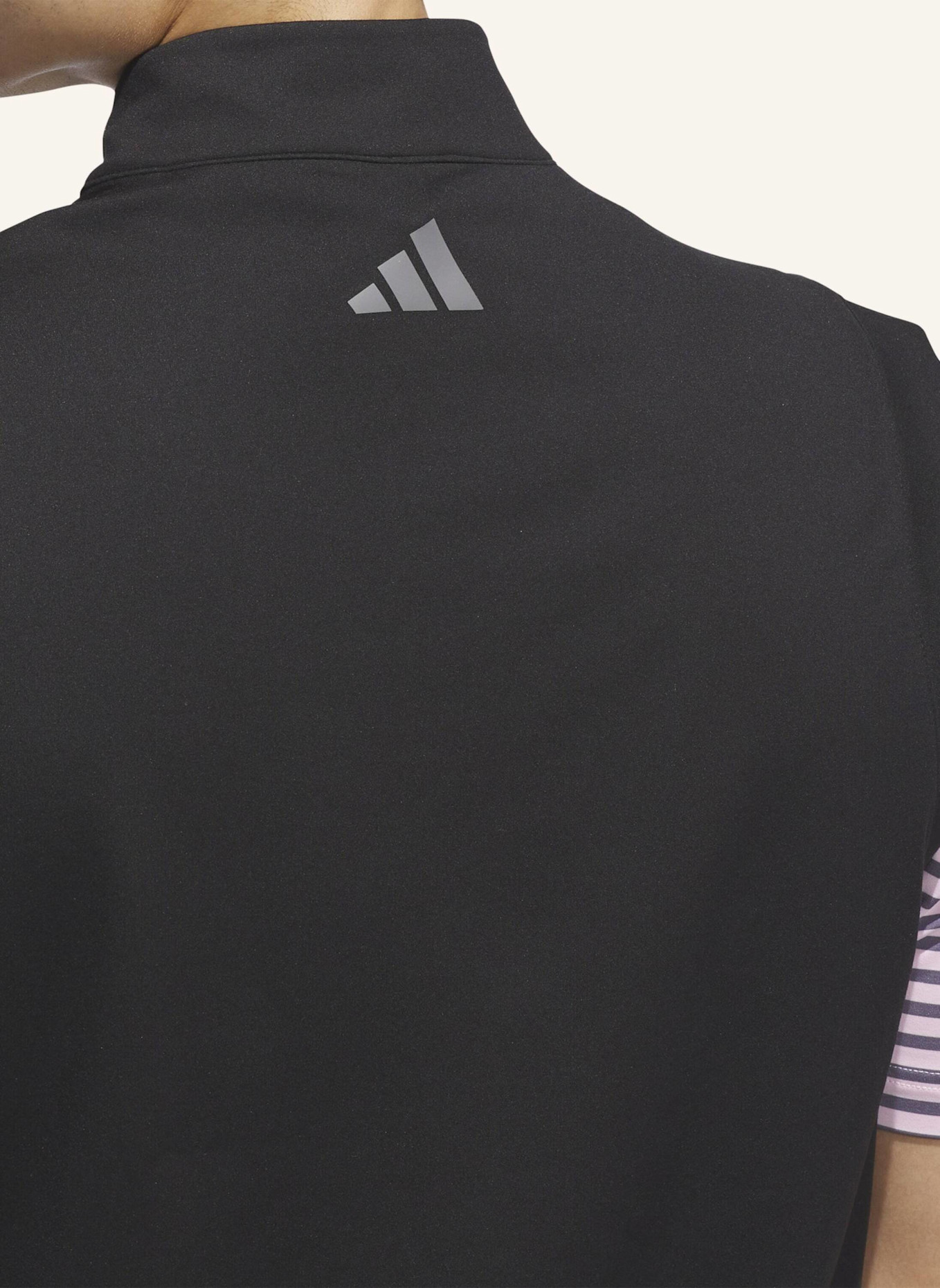 adidas ULTIMATE365 CLASSIC WESTE, REISSVERSCHLUSS BIS ZUR BRUST: SCHWARZ