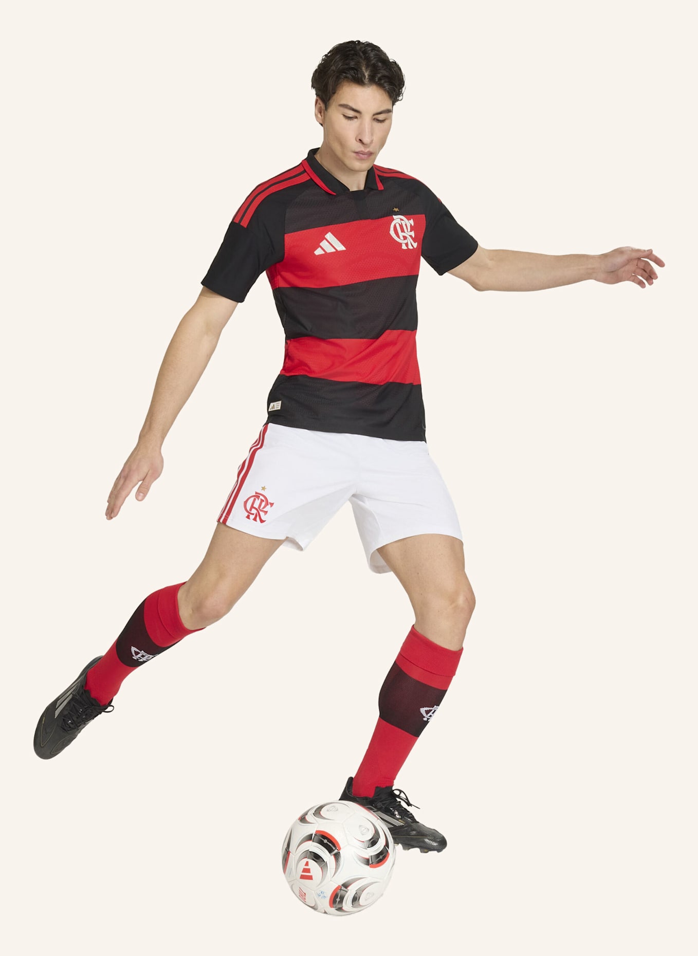 adidas CR FLAMENGO 26 AUTHENTIC HEIMTRIKOT: ROT