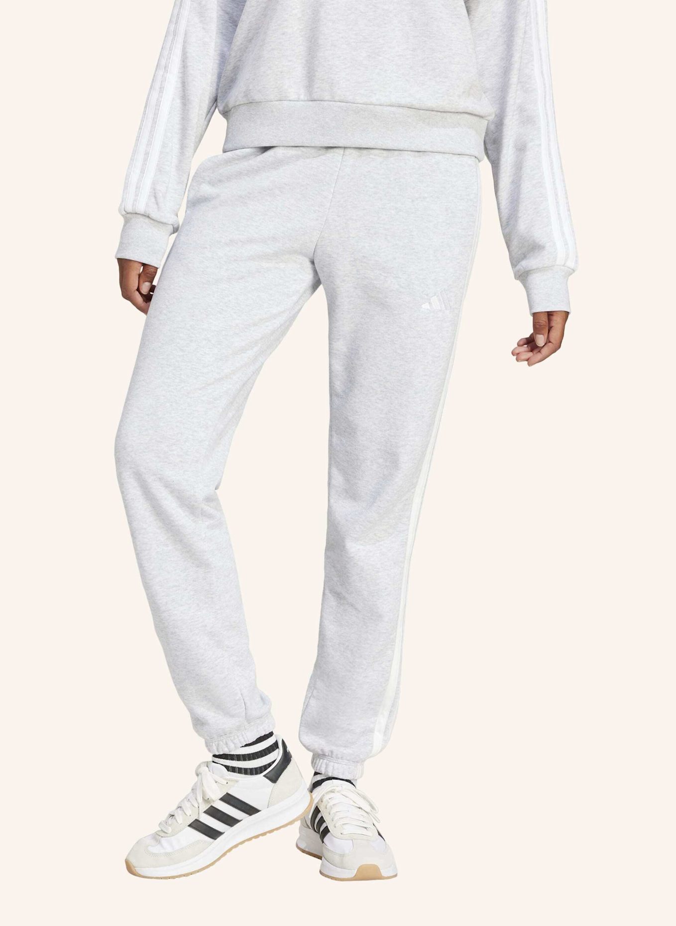 adidas Sweatpants ESSENTIALS 3-STREIFEN: WEISS