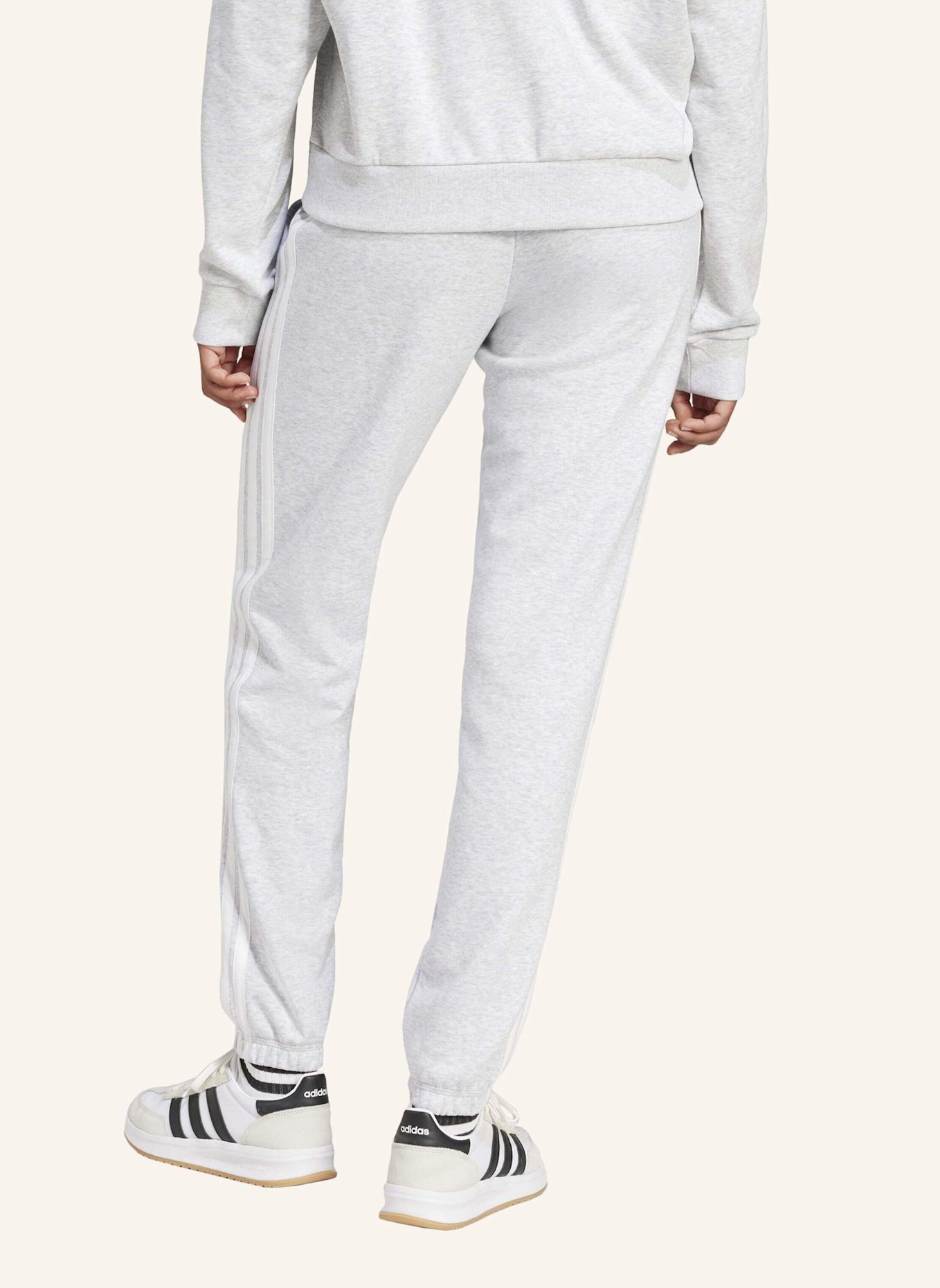 adidas Sweatpants ESSENTIALS 3-STREIFEN: WEISS